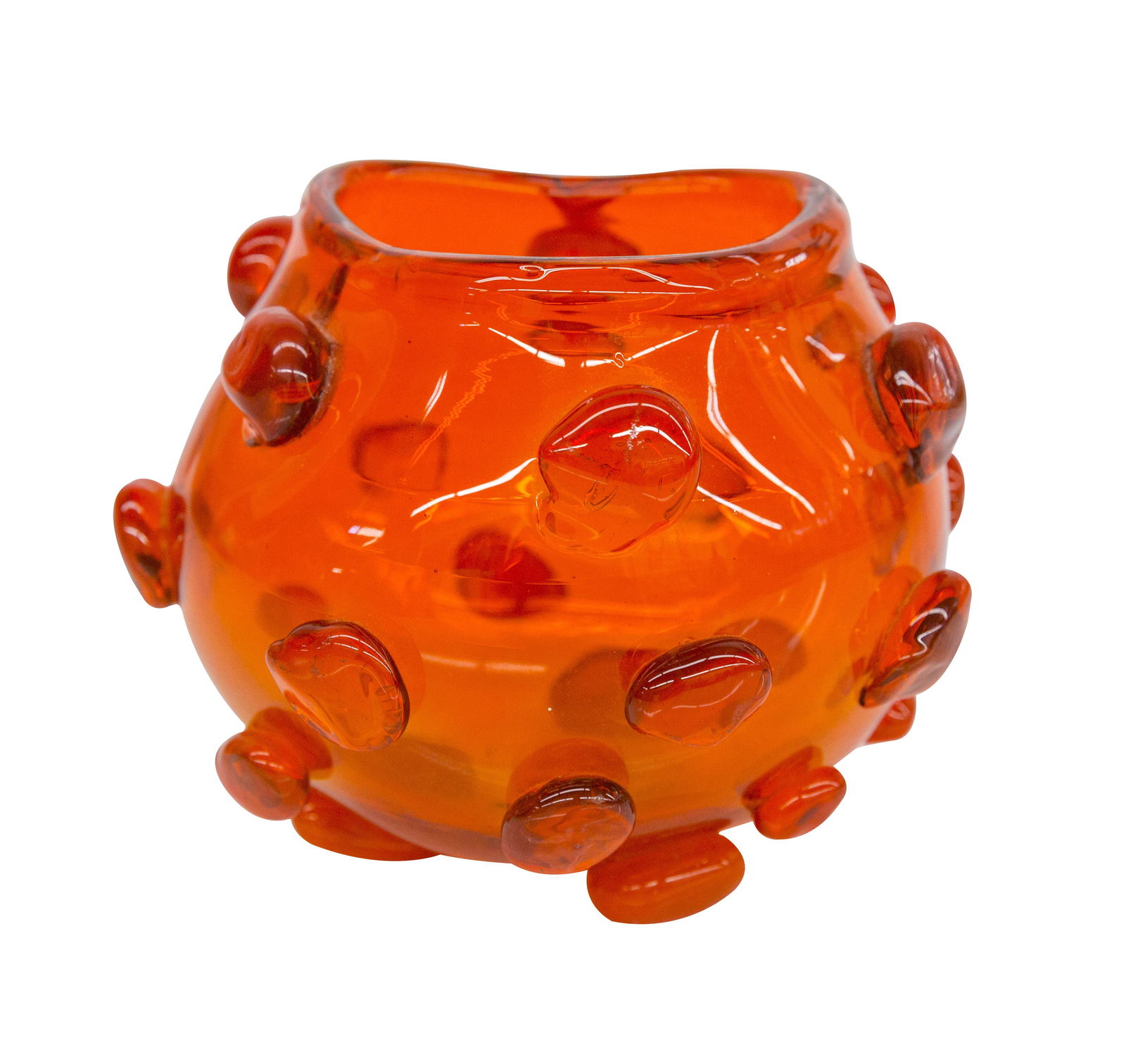 Blenko Bugne Vase (1 of 6)