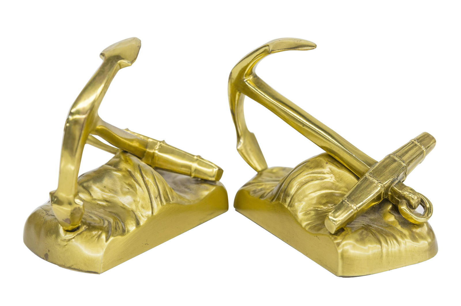 MCM Brass Anchor Bookends (1 of 8)
