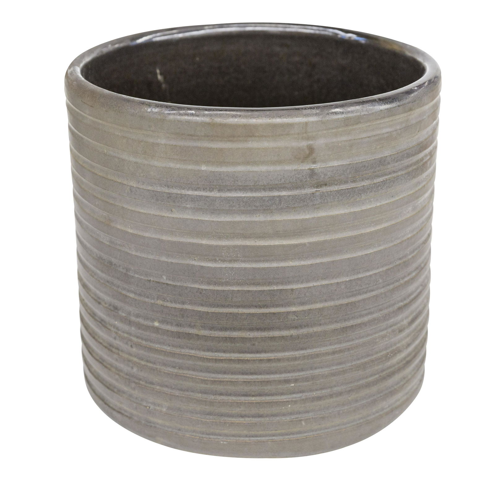 Architectural Pottery Style "Ribbed" Planter (1 of 6)