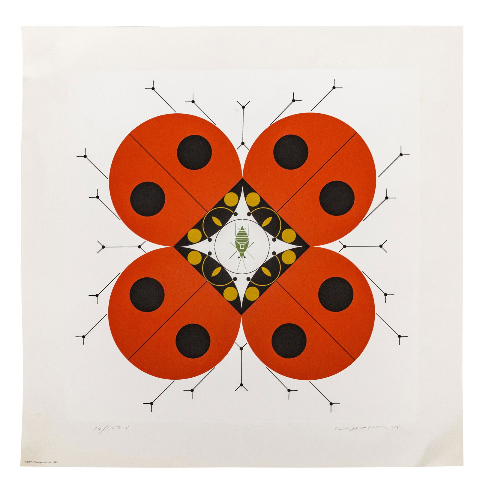 Charley Harper (1922-2007) Serigraph (Cincinnati) (1 of 8)