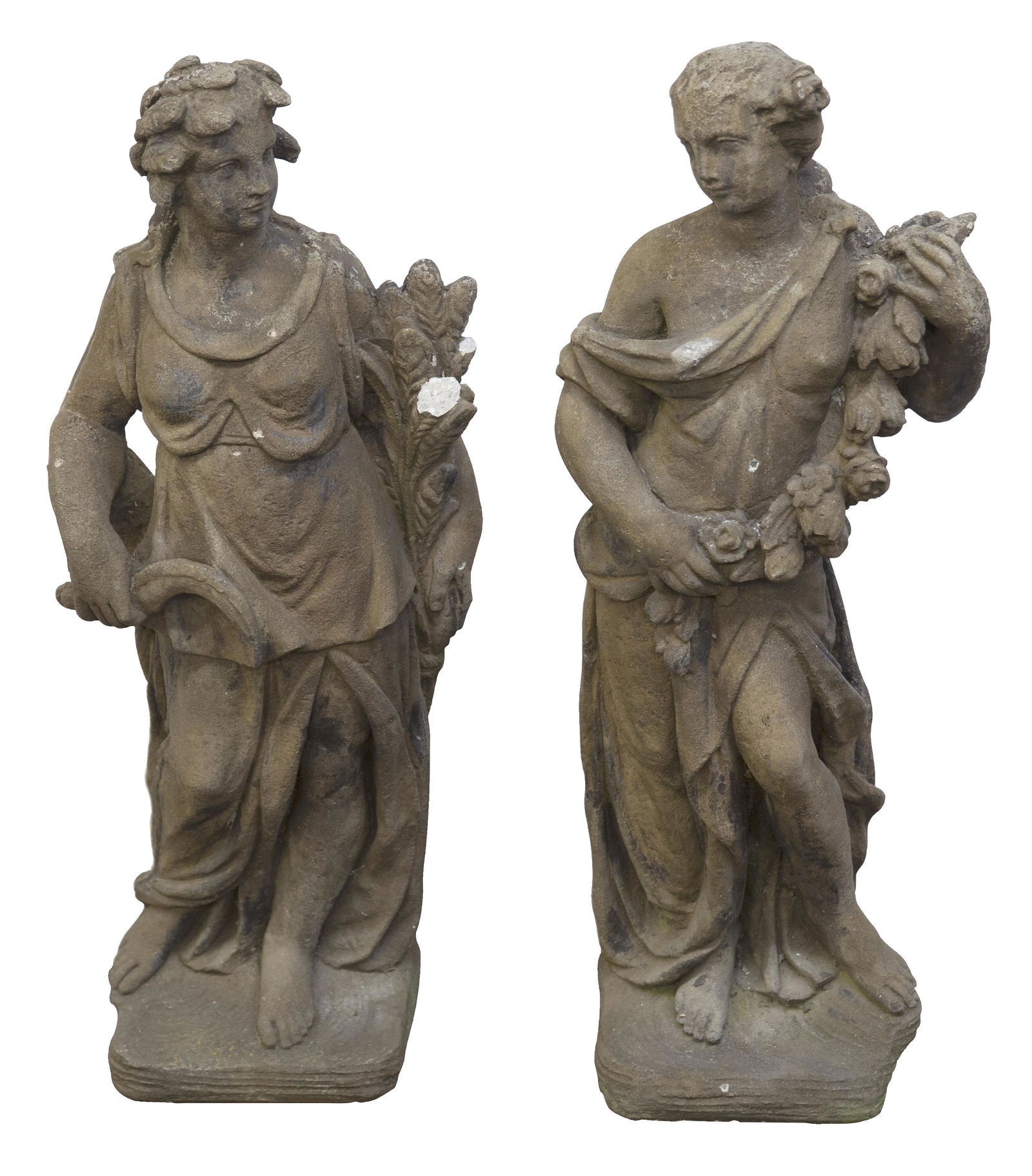 Cast Concrete Garden Statues