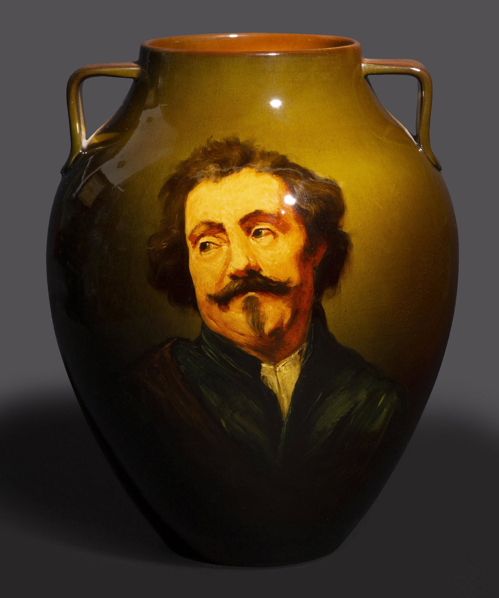 Matthew Daly Rookwood Van Dyck Vase (1 of 11)