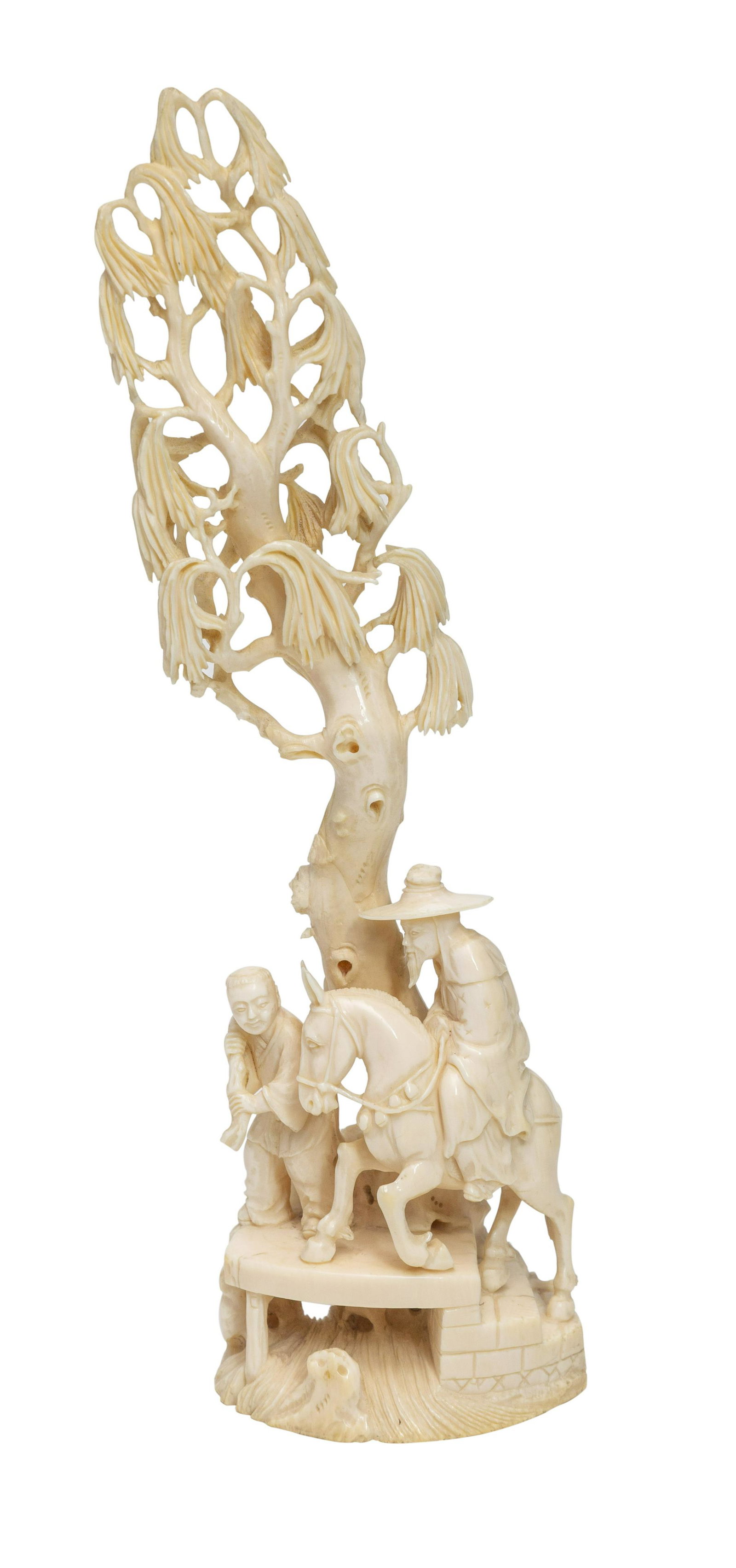 Carved Japanese Figural Group (1 of 8)