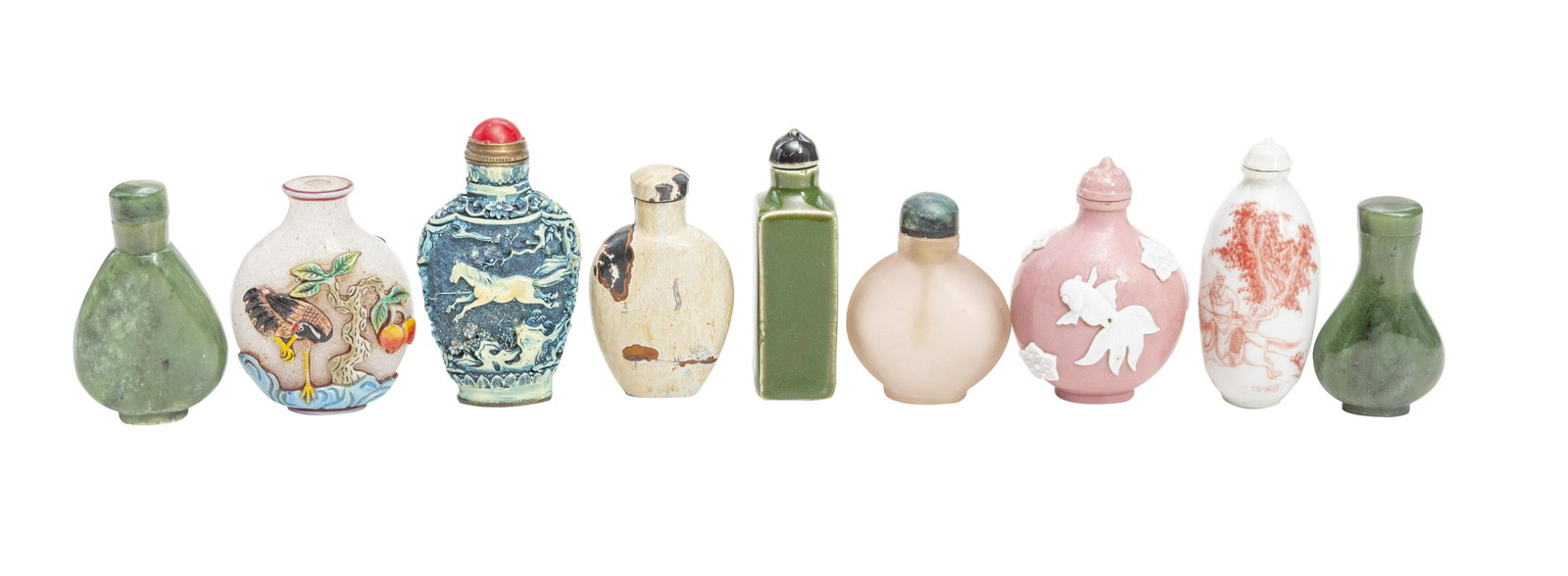 Assembled Chinese Antique Snuff Bottles (1 of 5)
