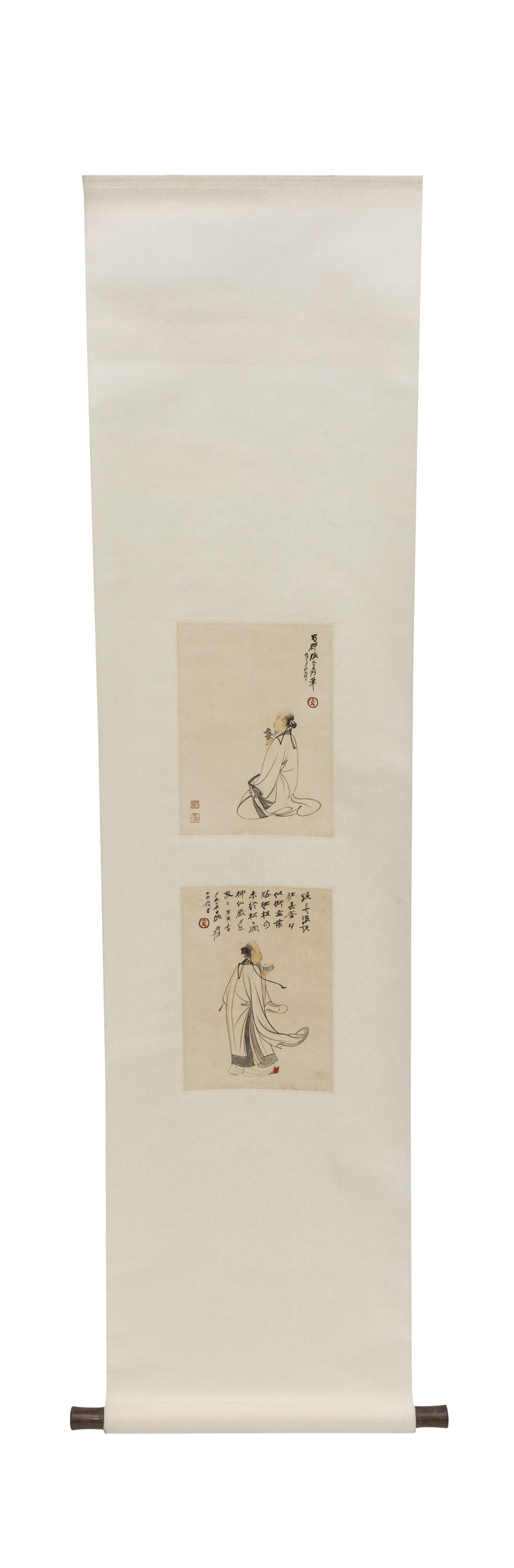 Daqian zhang(Attribution)(1899-1983) watercolors and Ink (China) (1 of 6)