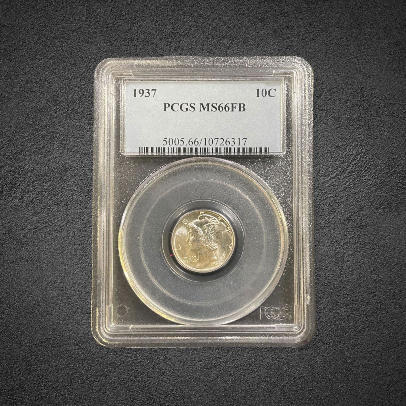 1937 Mercury Dime Coin (1 of 2)
