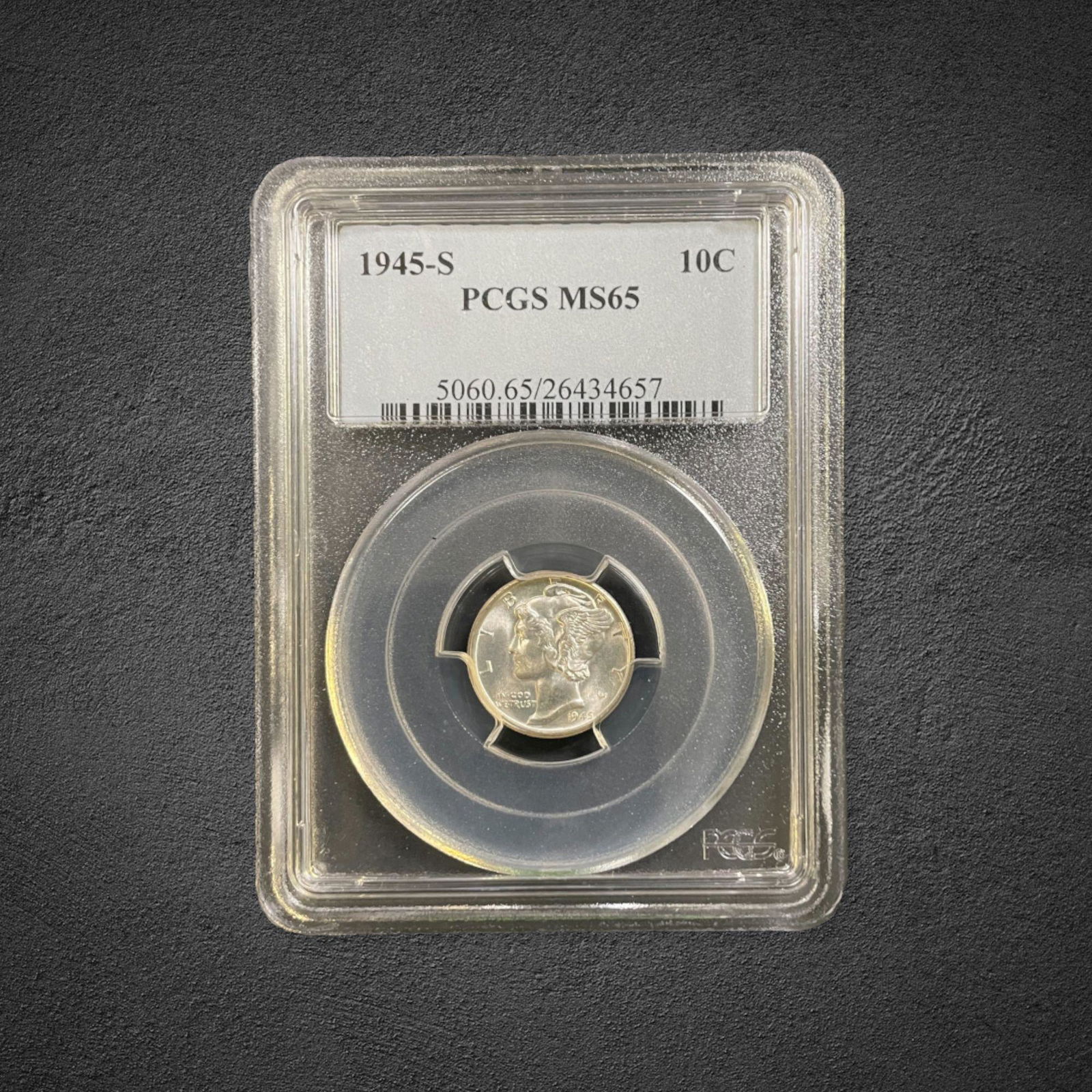 1945-S Mercury Dime Coin (1 of 2)