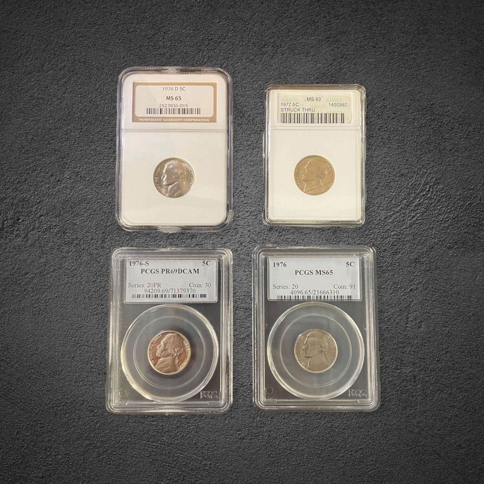 1976-77 Jefferson Nickel Proof Coin Plus (1 of 2)