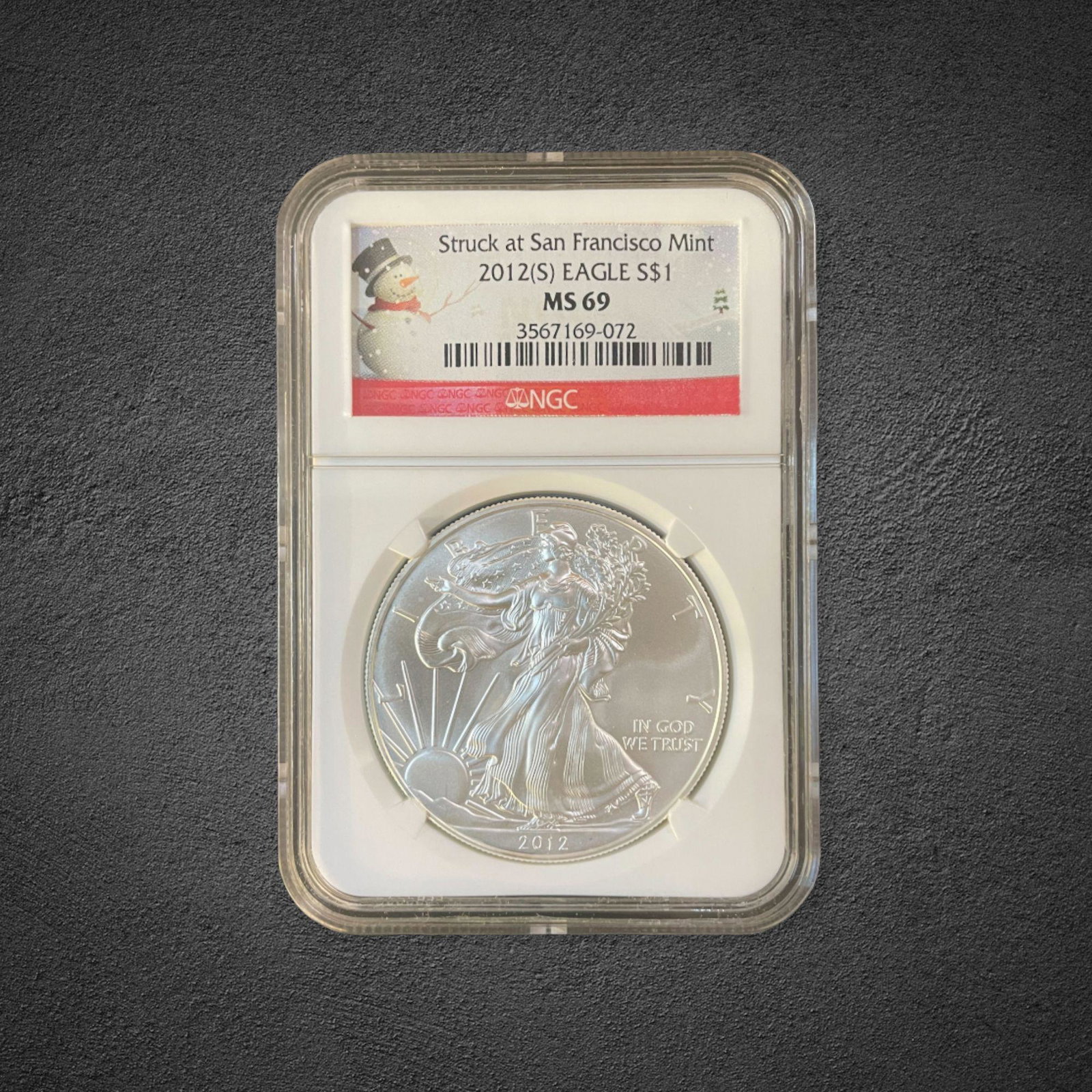 2012-S Silver Eagle $1 Coin (1 of 2)