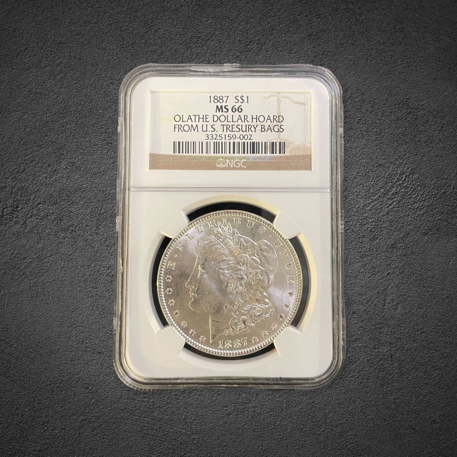 1887 Morgan Silver $1 Coin (1 of 2)