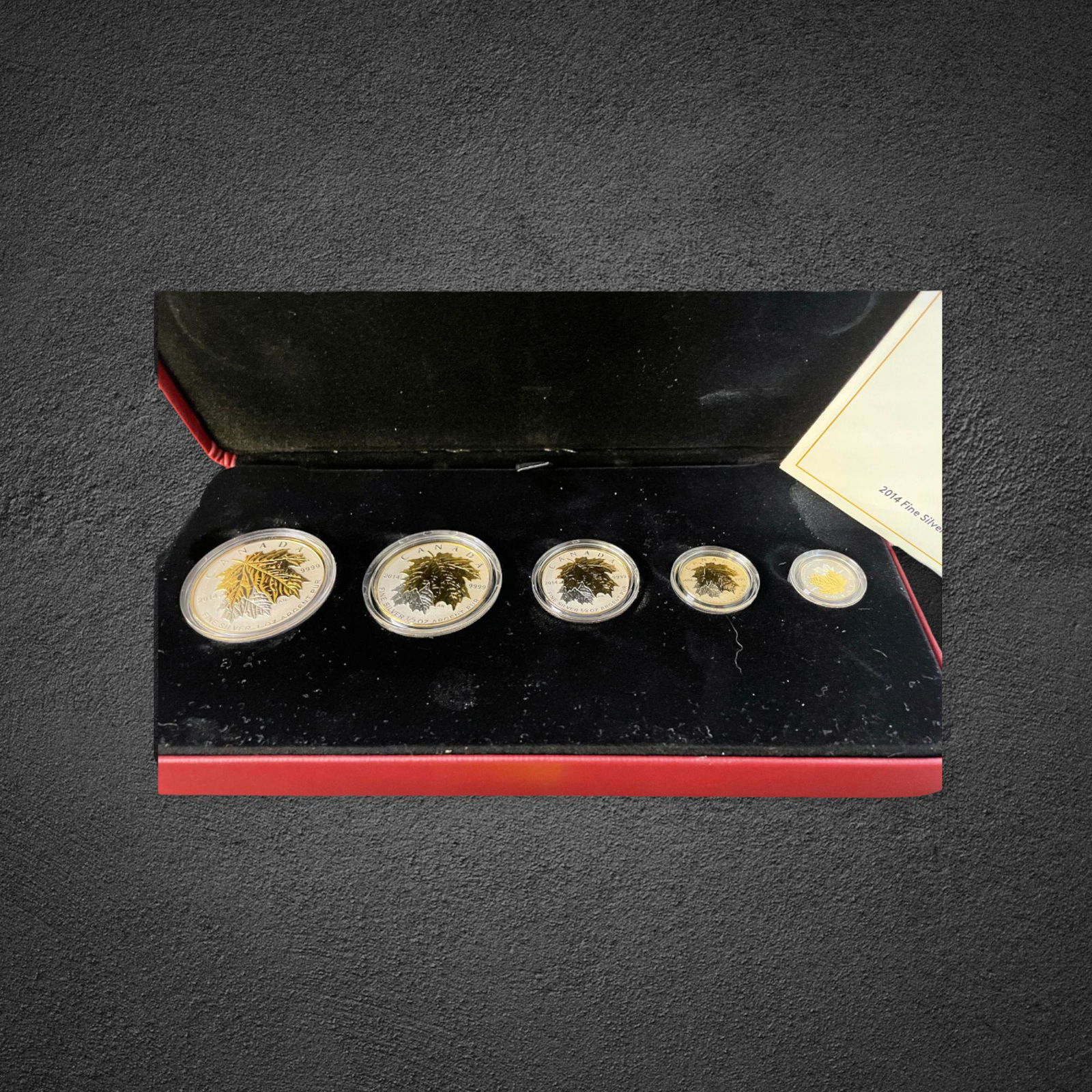 2014 Fine Silver Fractional Maple Leaf Set (1 of 3)