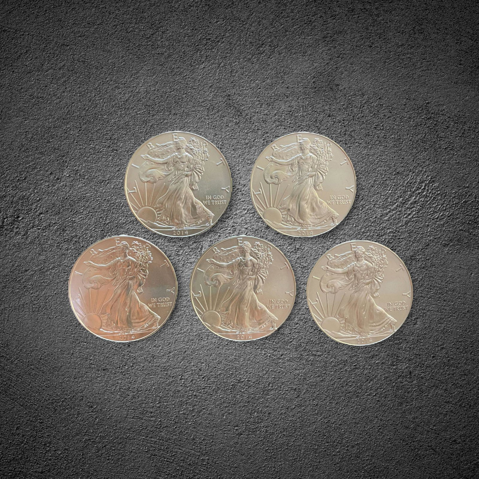 2014 Silver Eagle $1 Coins (1 of 2)