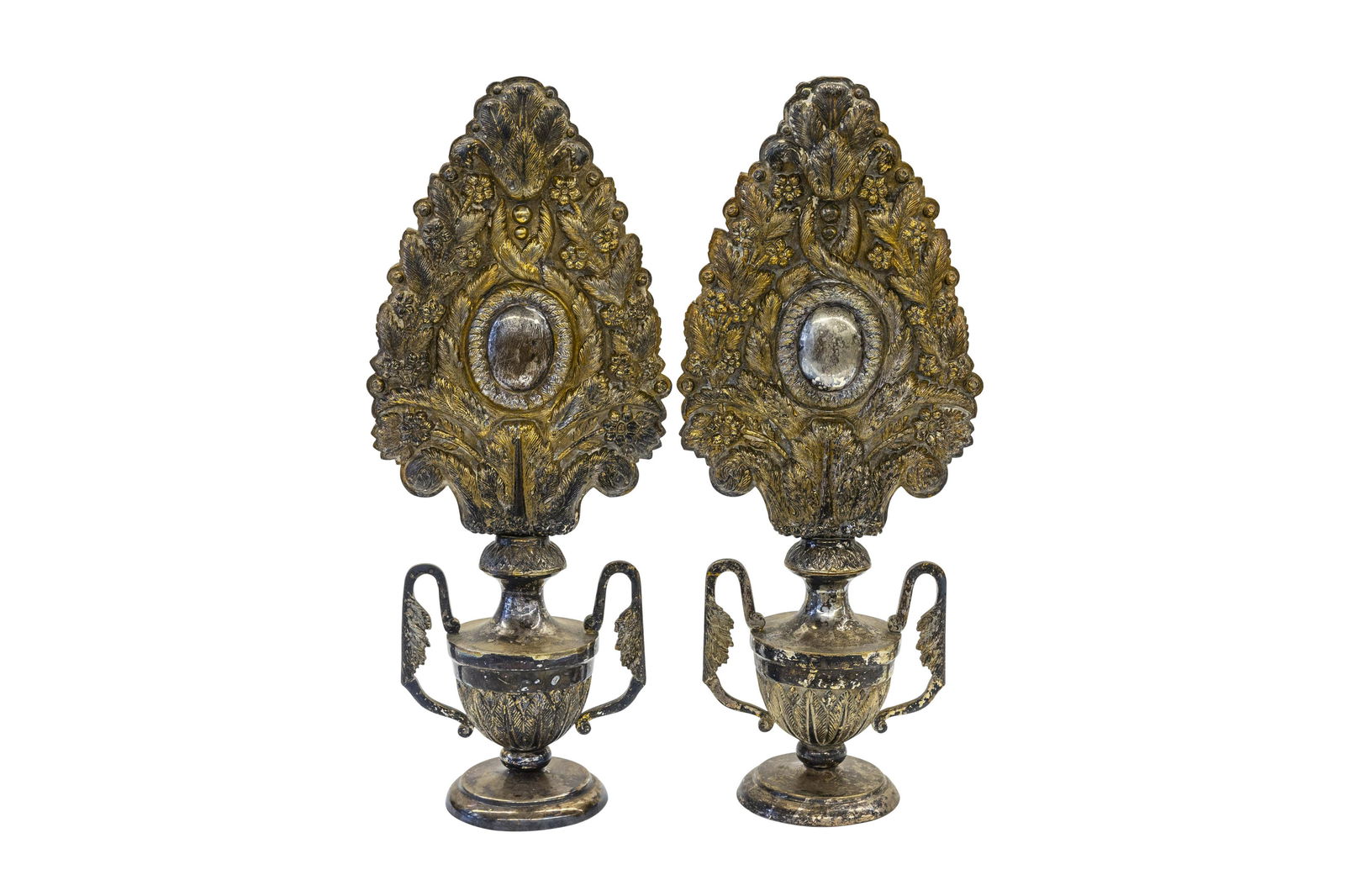 Neoclassical Silverplated Obelisks (1 of 11)