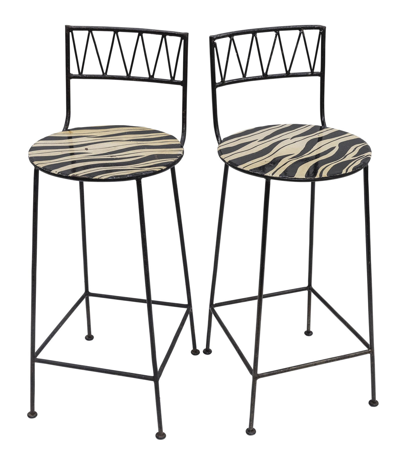 French Wrought Iron Bar Stools (1 of 6)