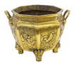 Cast Brass Japanese Planter