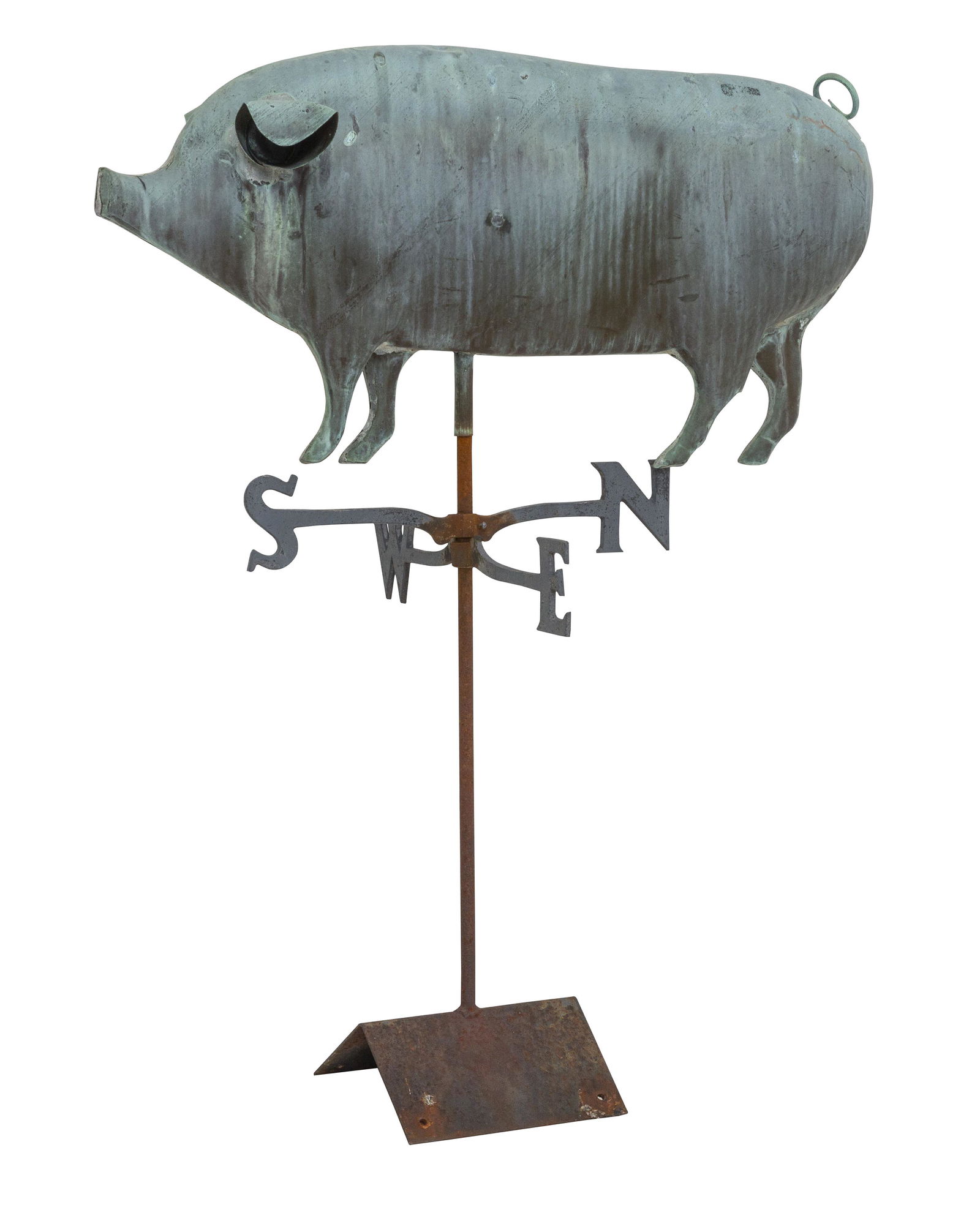 Varigated Copper Pig Weathervane (1 of 12)