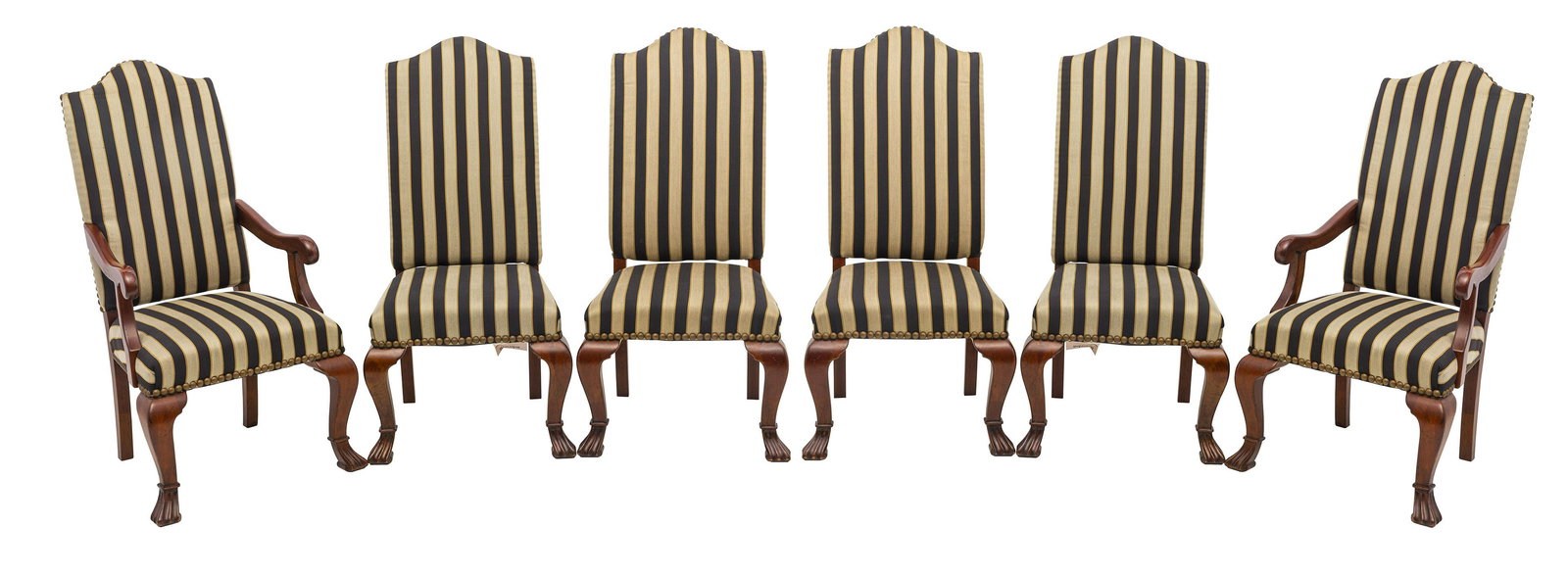 Henredon High Back Upholstered Dining Chairs (1 of 10)