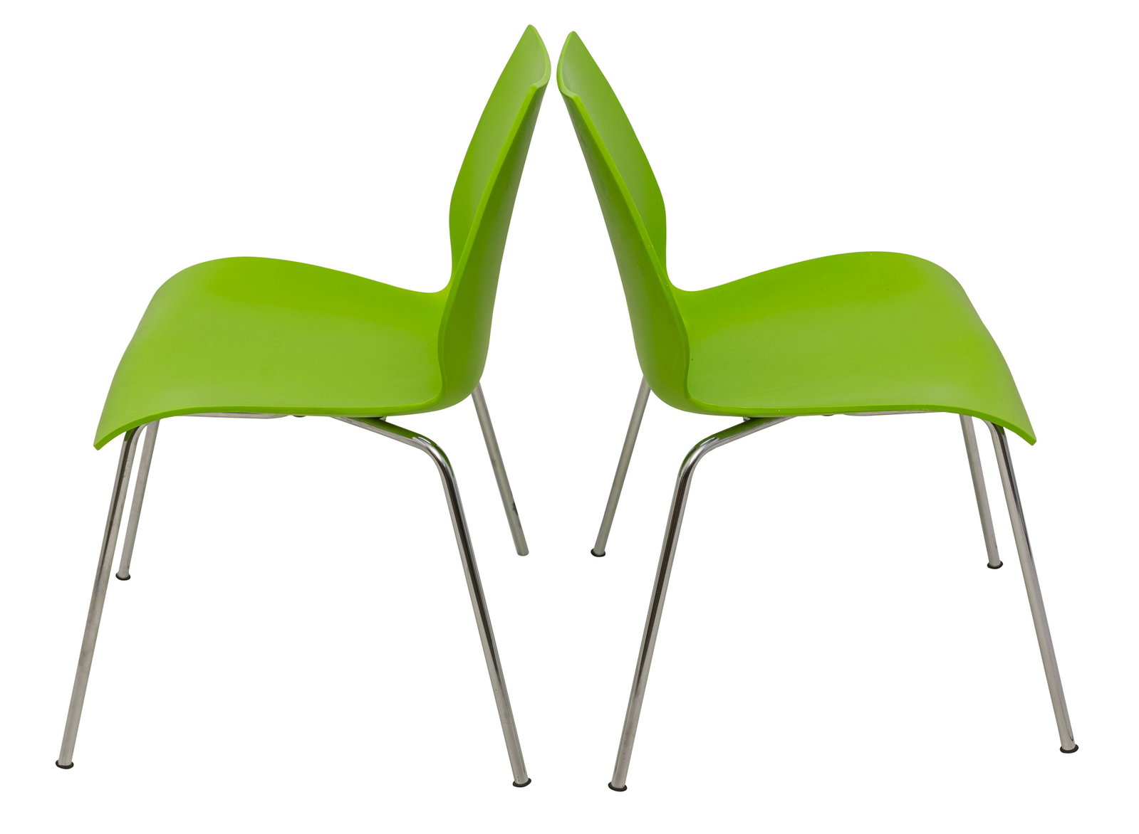 Mico Magistretti (Maui) Chairs: Pair of Maui chairs, Kartell, Italy, circa 1980s. 18.25w x 16d x 30h, SH-17h
