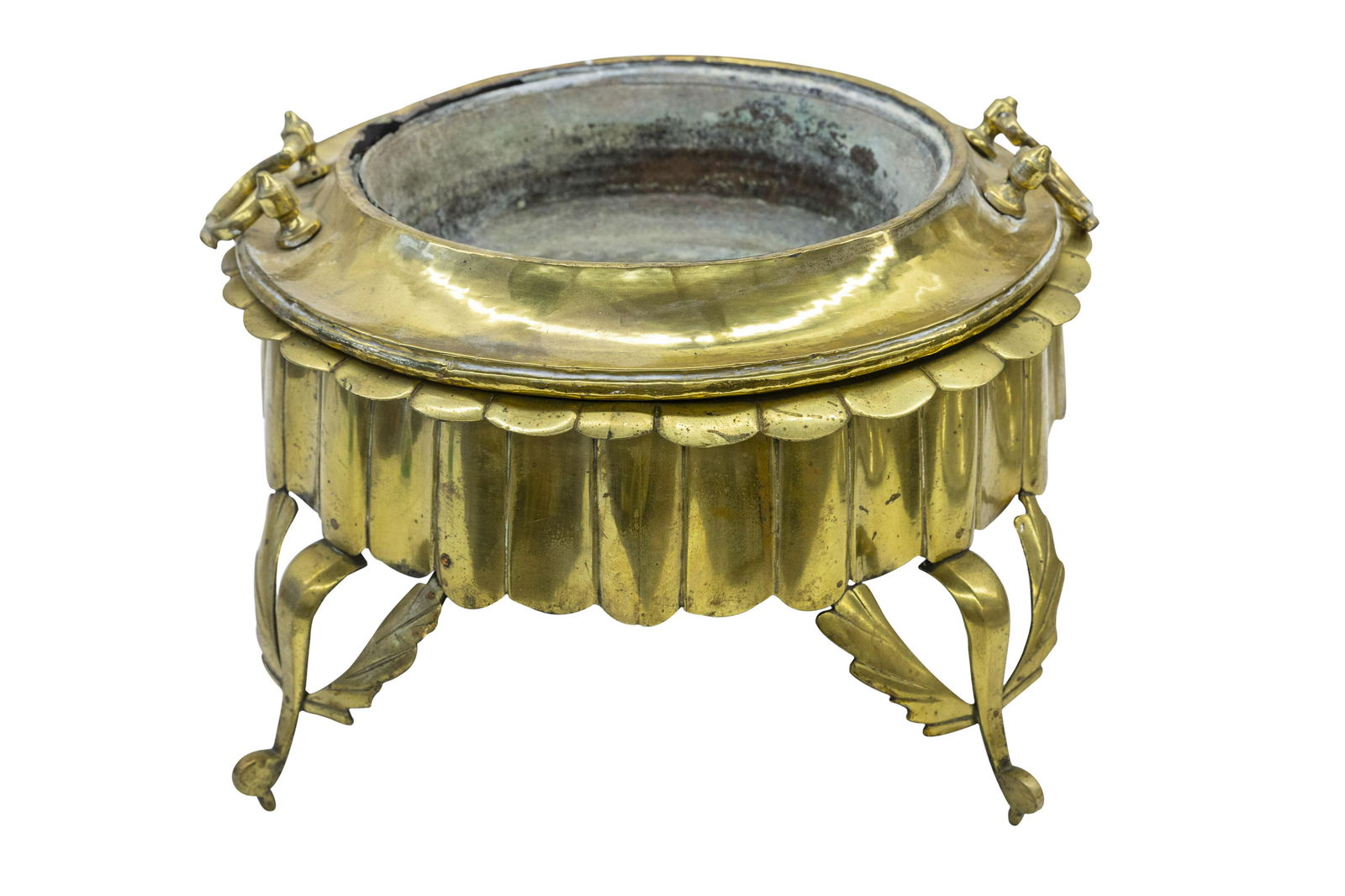 Cast Brass Two Part Planter (1 of 10)