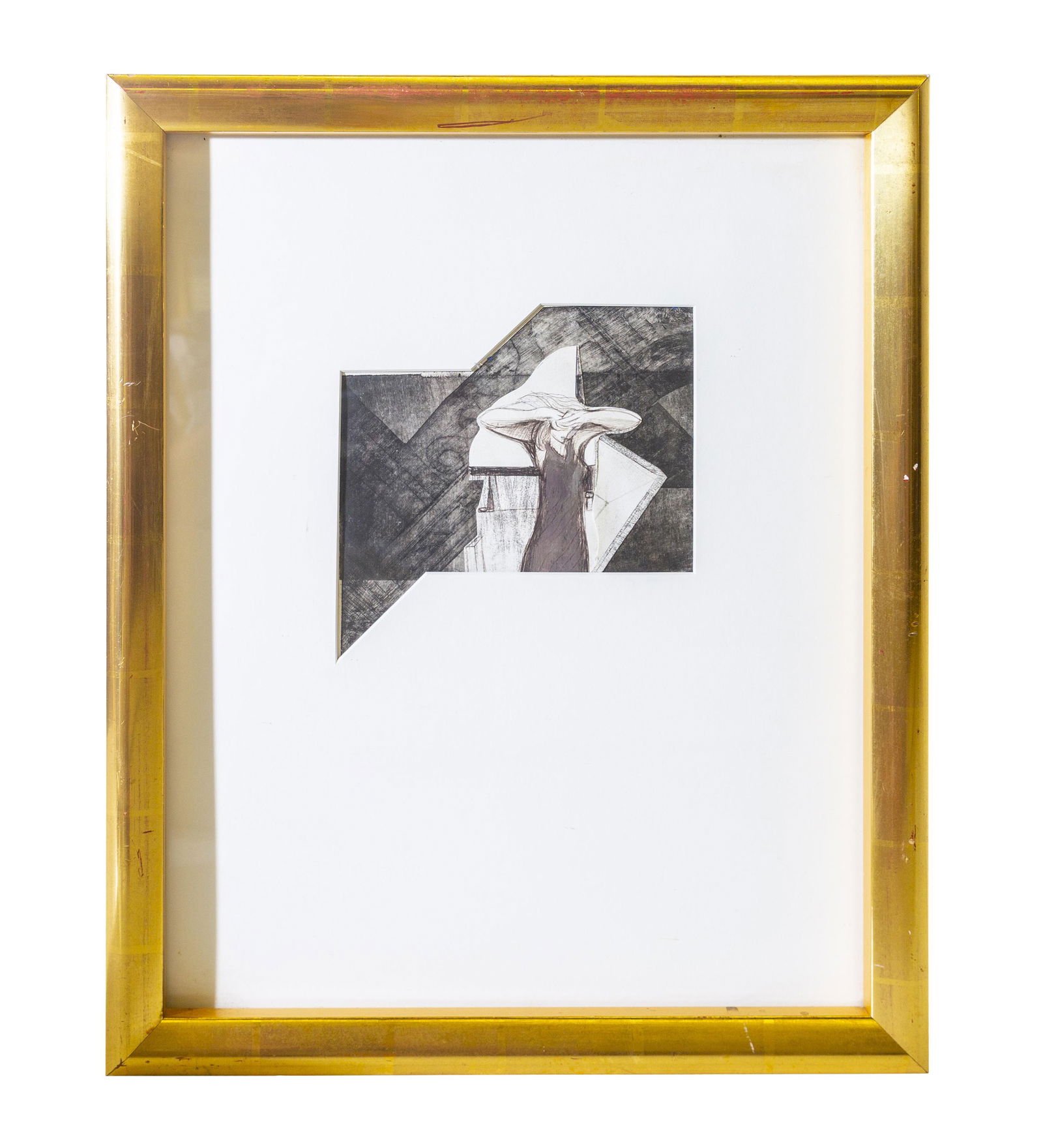 T.P. Edwards Mixed Media Figural Abstract (1 of 5)