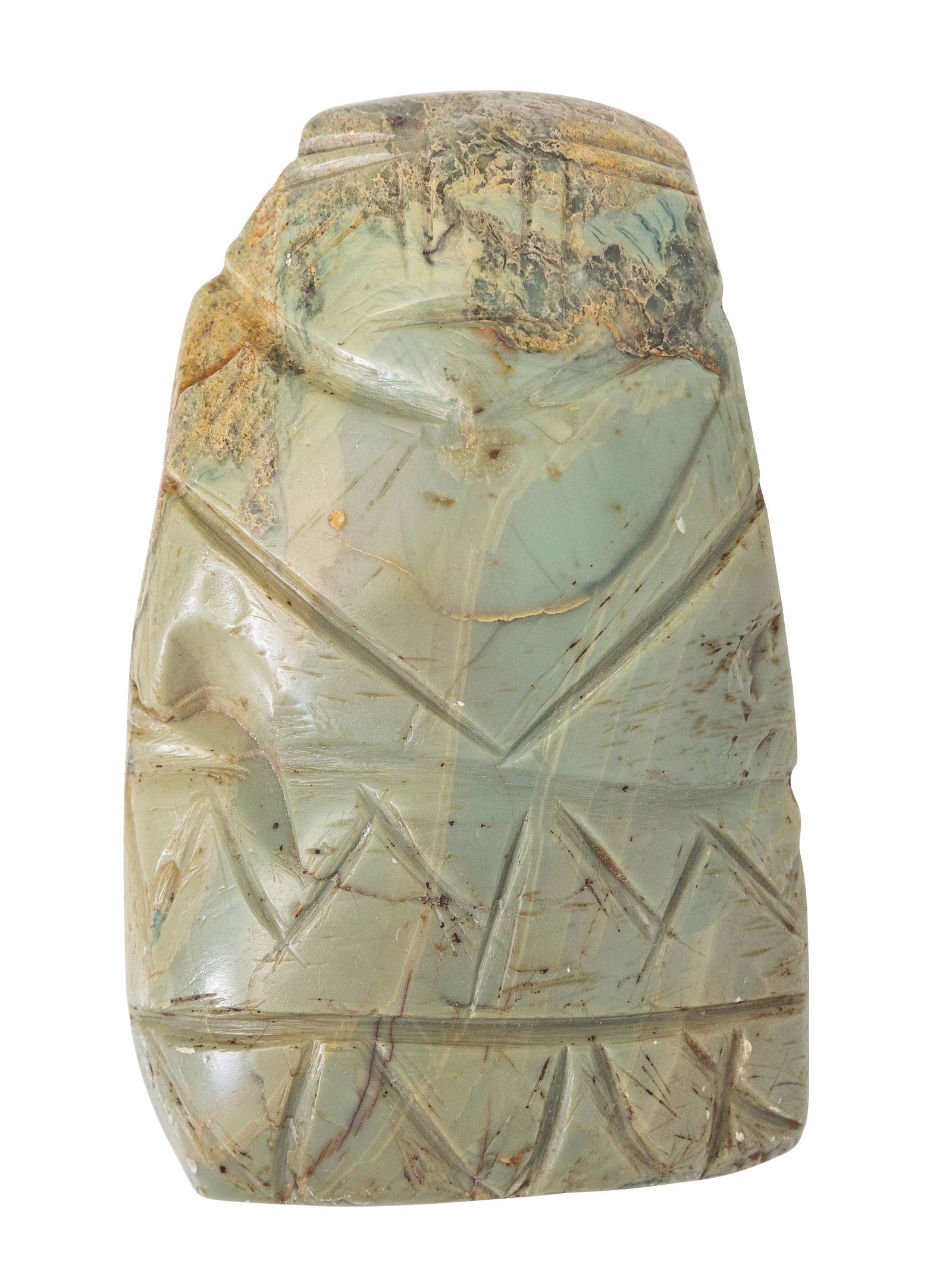 Mayan Central American Jade Hatchet (1 of 4)