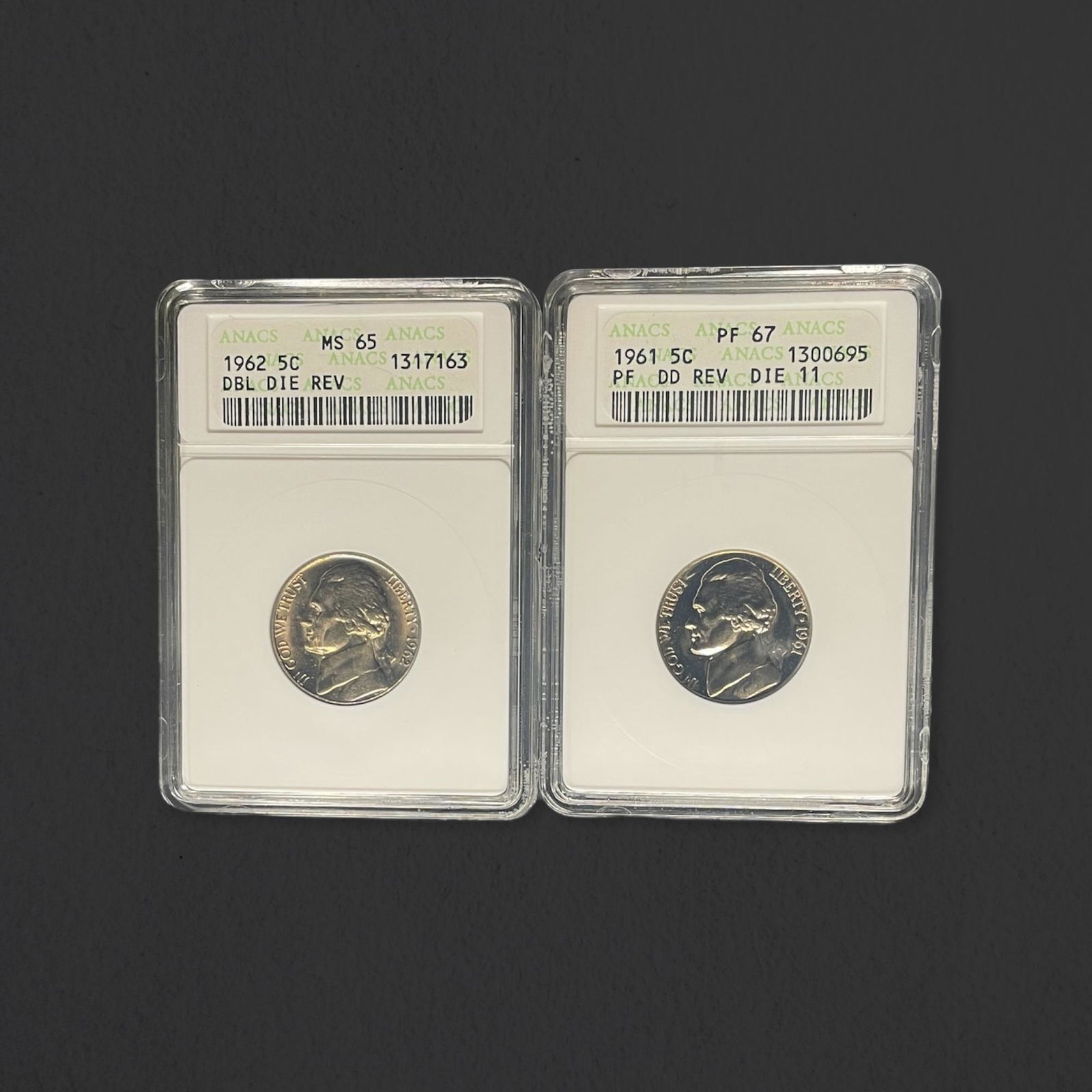 1961 Jefferson Proof Nickel Coin Plus (1 of 2)
