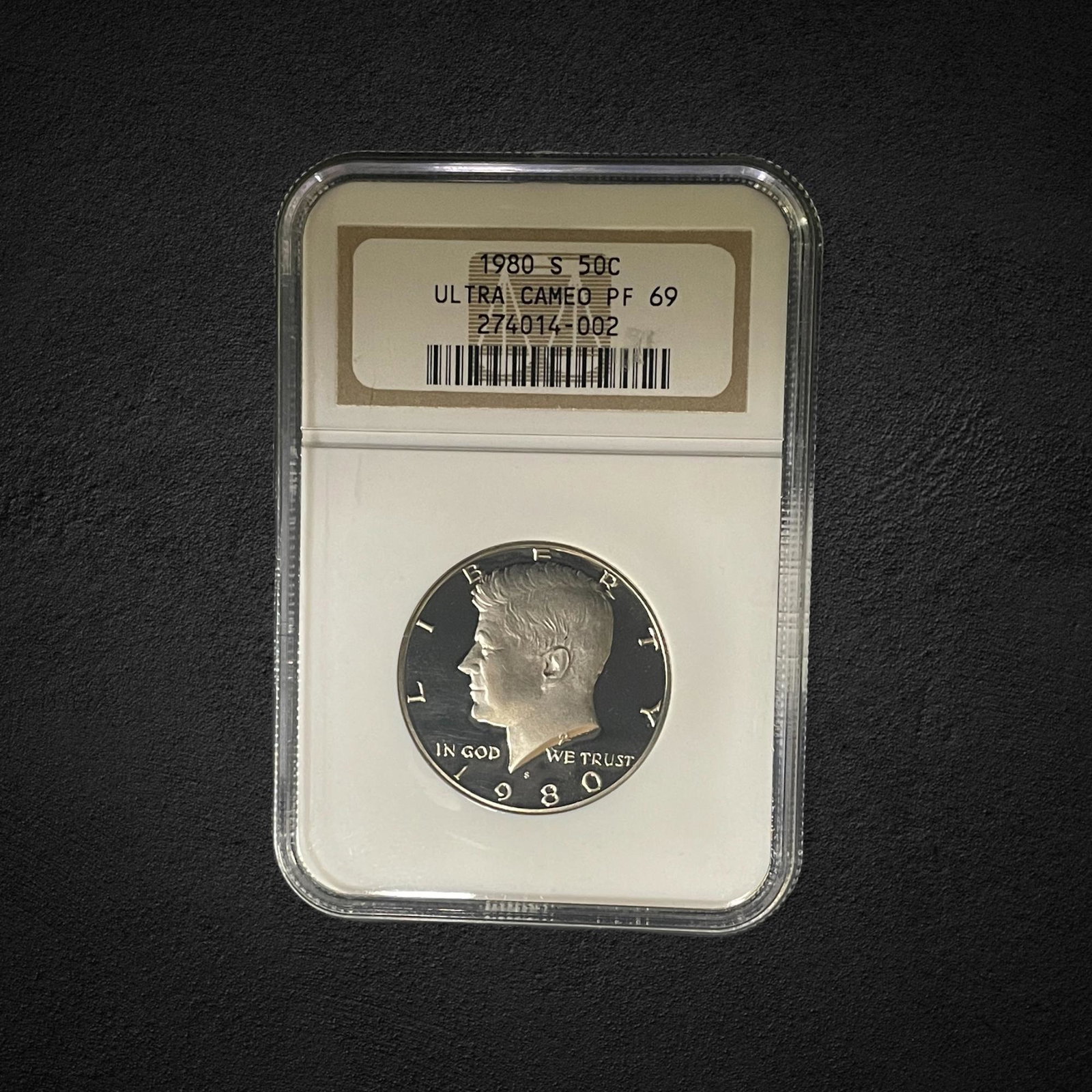 1980-S Kennedy Ultra Cameo Half Dollar (1 of 2)