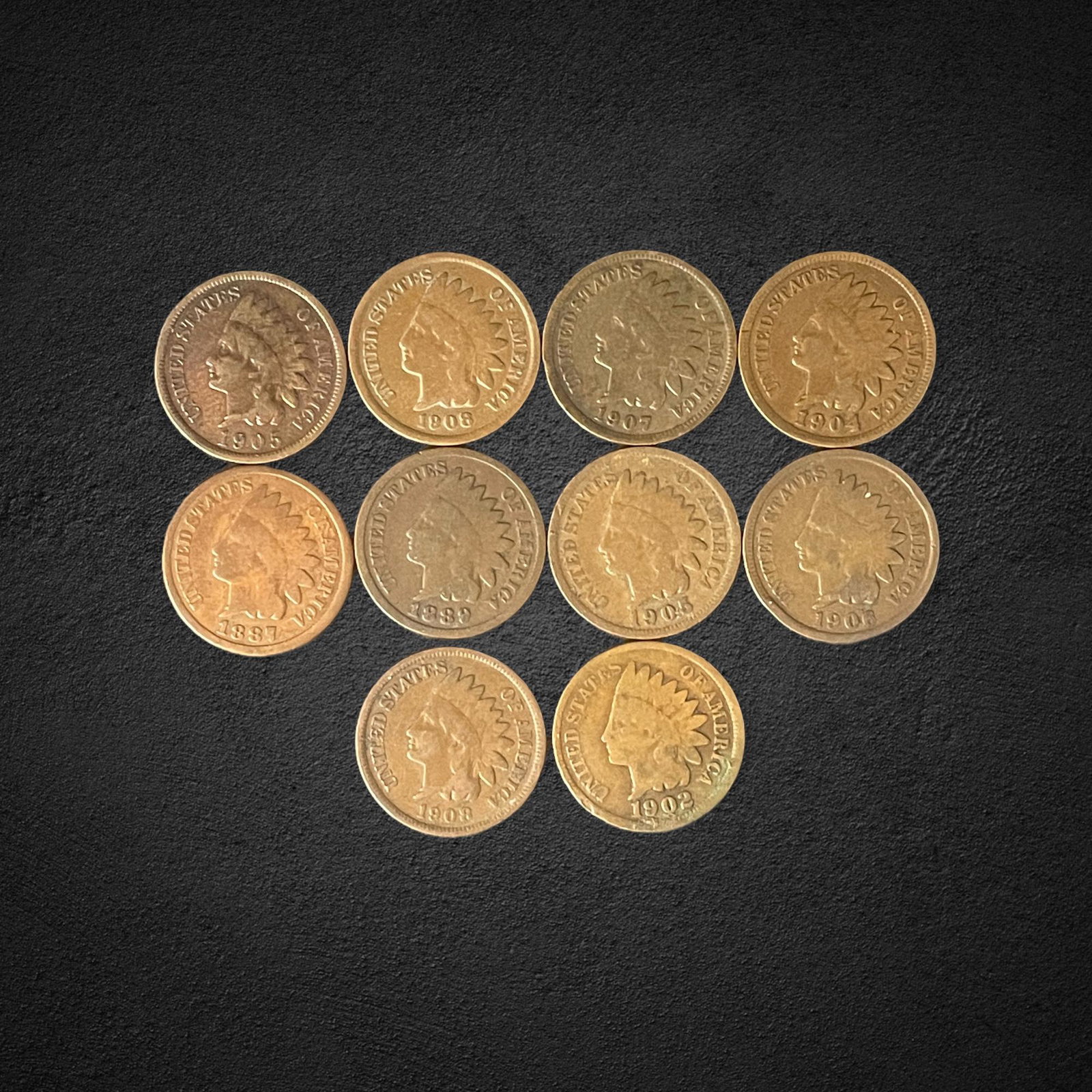 Indian Head Penny Group (1 of 2)