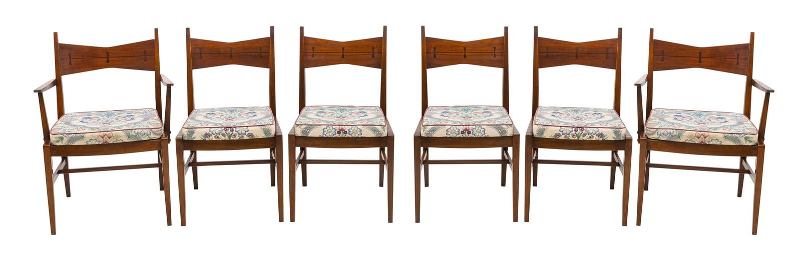Lane "Tuxedo" MCM Dining Chairs (1 of 10)