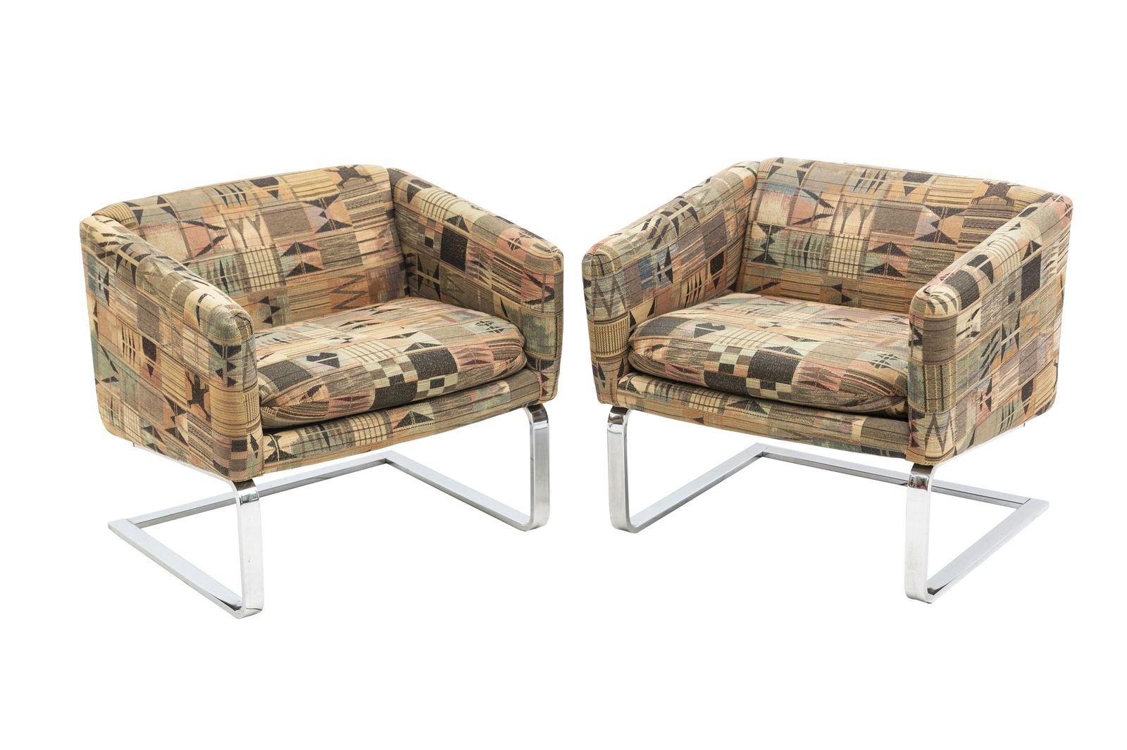 Milo Baughman Cantilever Lounge Chairs (1 of 9)