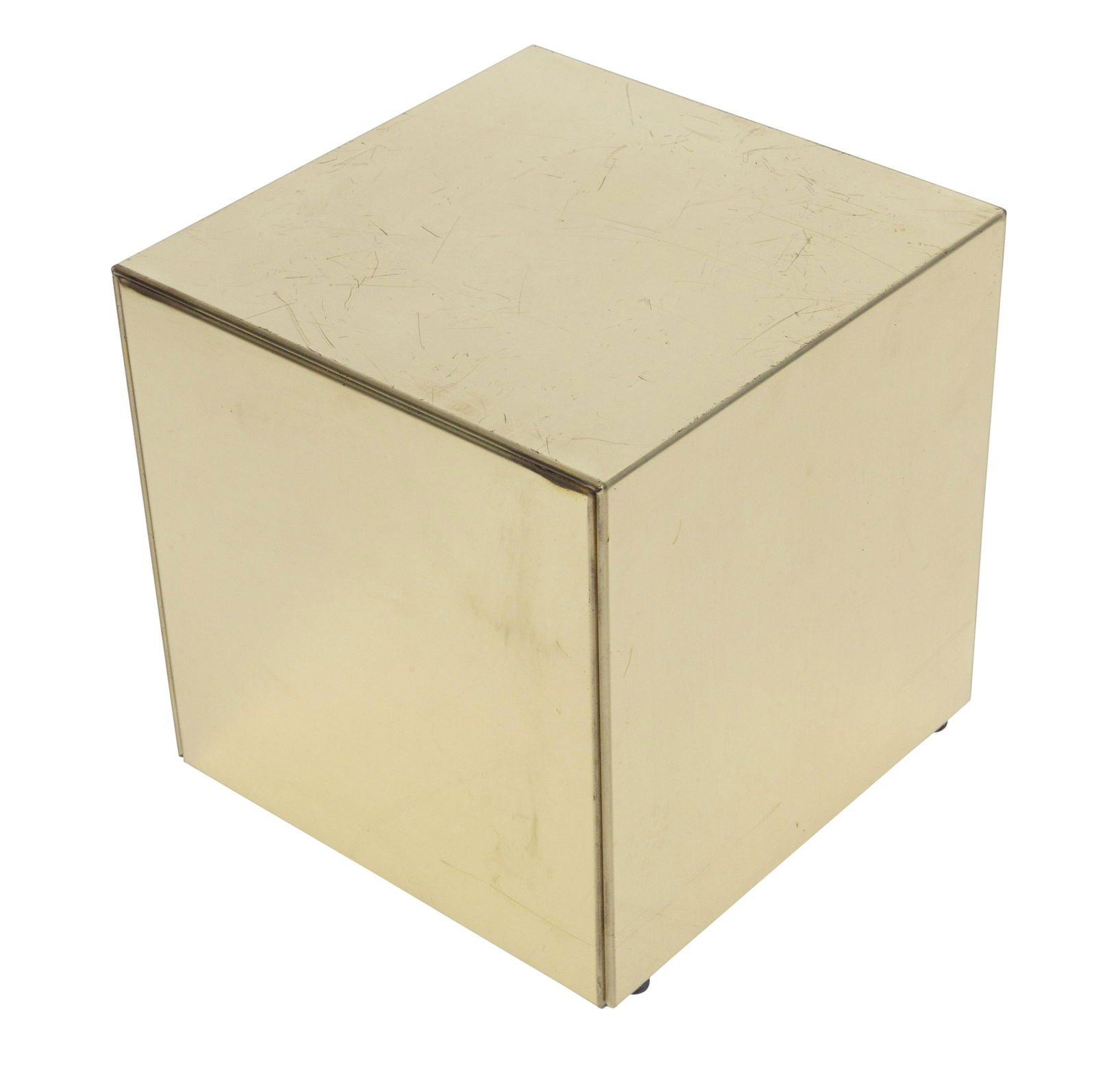 Rare C. Jere Table Top/Shelf Cube Pedestal (1 of 4)