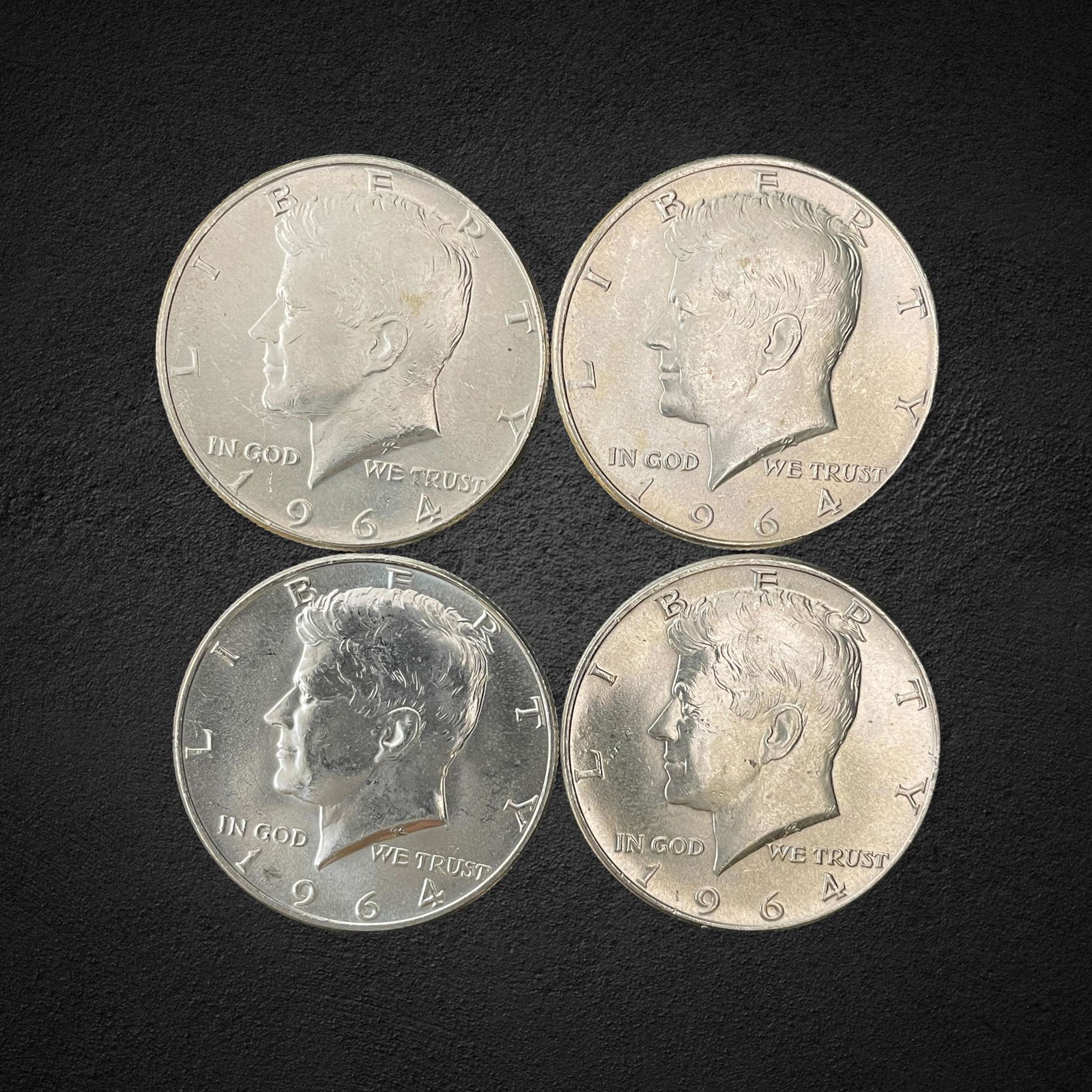 1964 Kennedy Half Dollar Silver Coins (1 of 2)