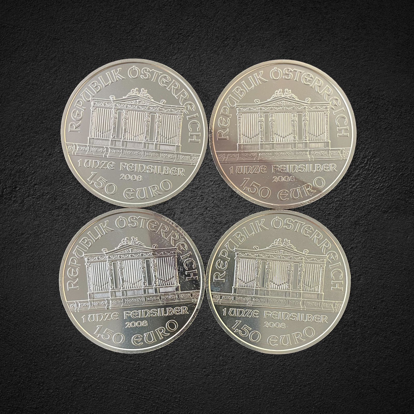 2008 Austrian 1 oz. Silver Philharmonic Coins (1 of 2)