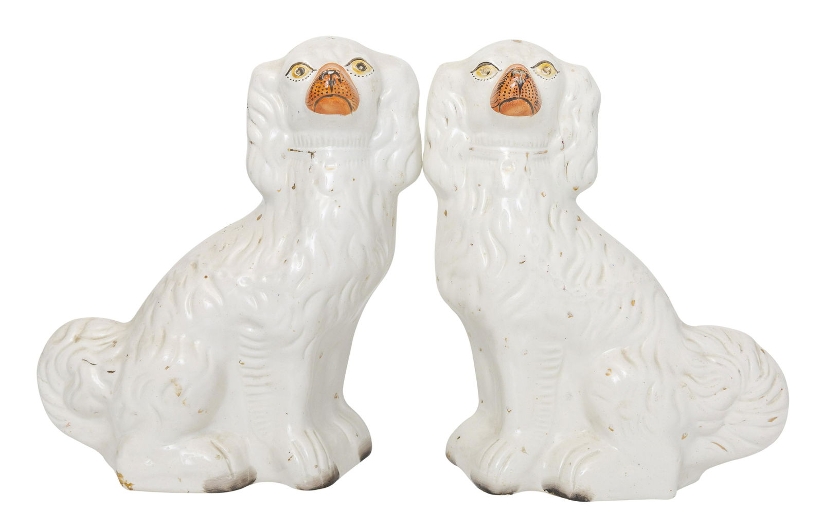 19th Century Staffordshire Spaniels (1 of 7)