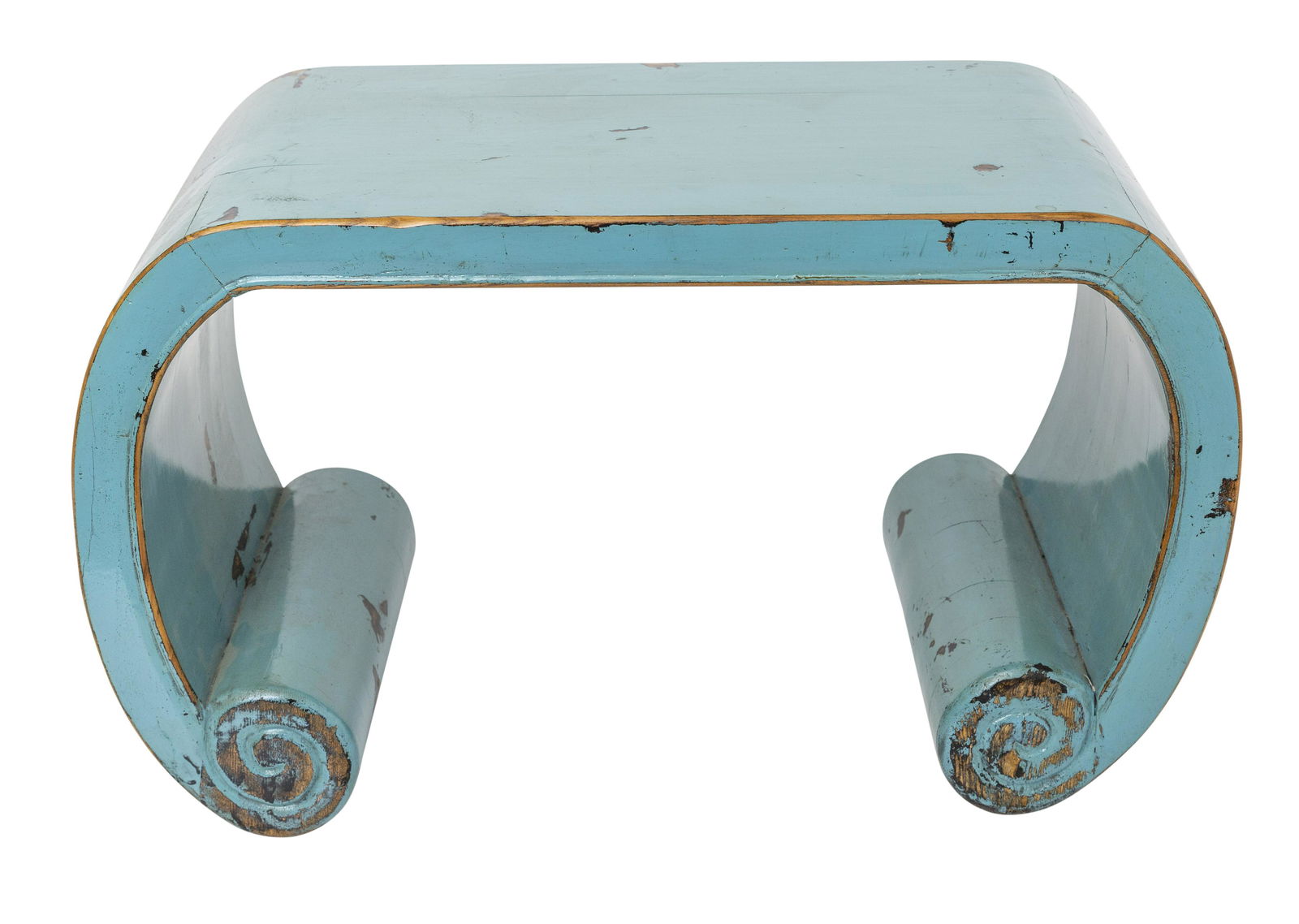 20th century Chinese Scrolled Bench (1 of 8)