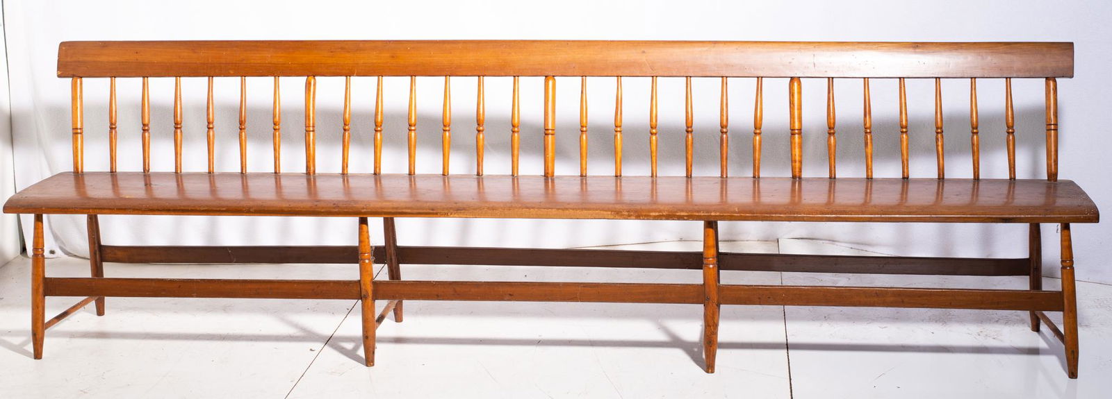 Antique Spindle Back Bench (1 of 7)