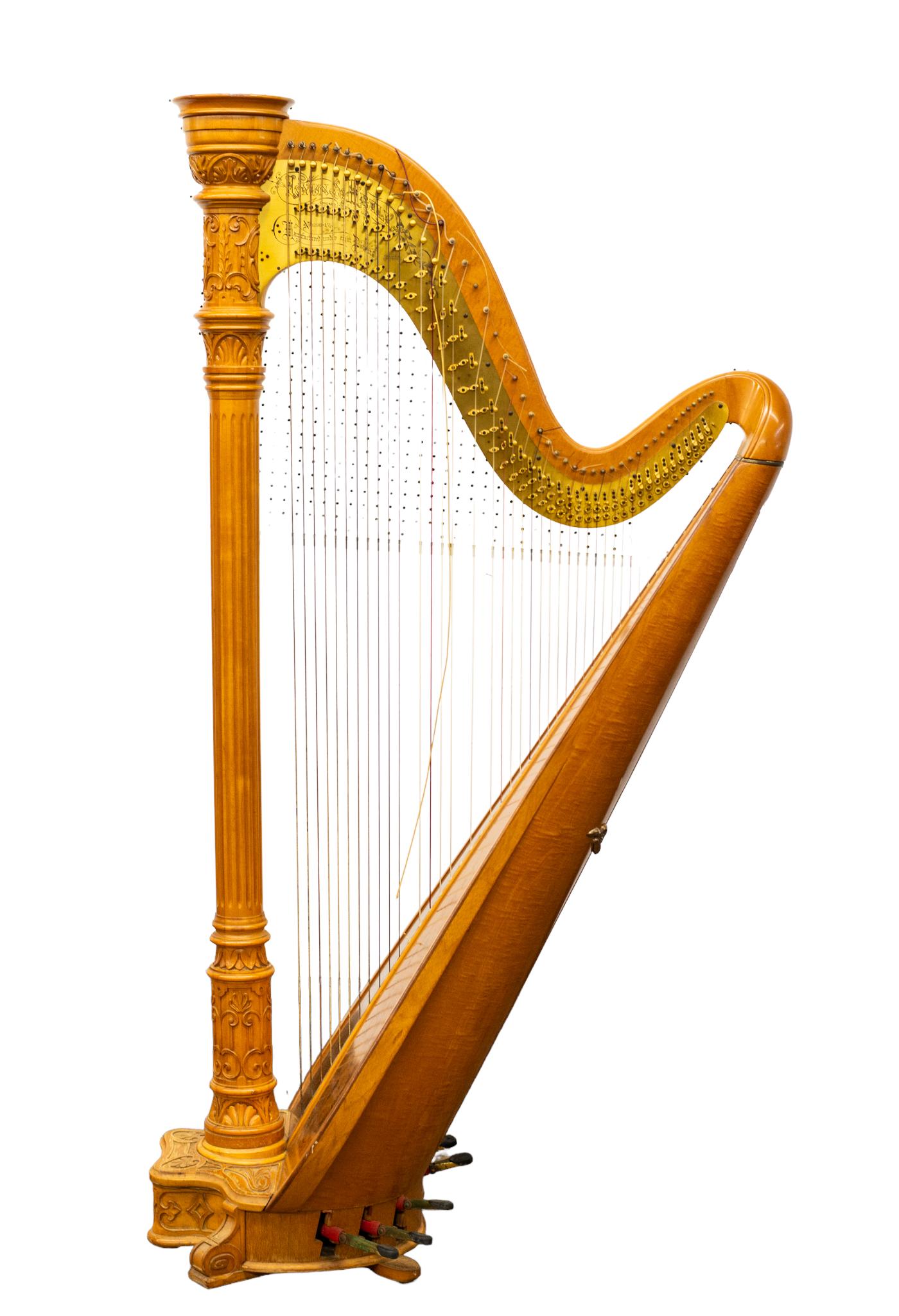 Outstanding Lyon and Heily Gilt Decorated Harp (1 of 16)