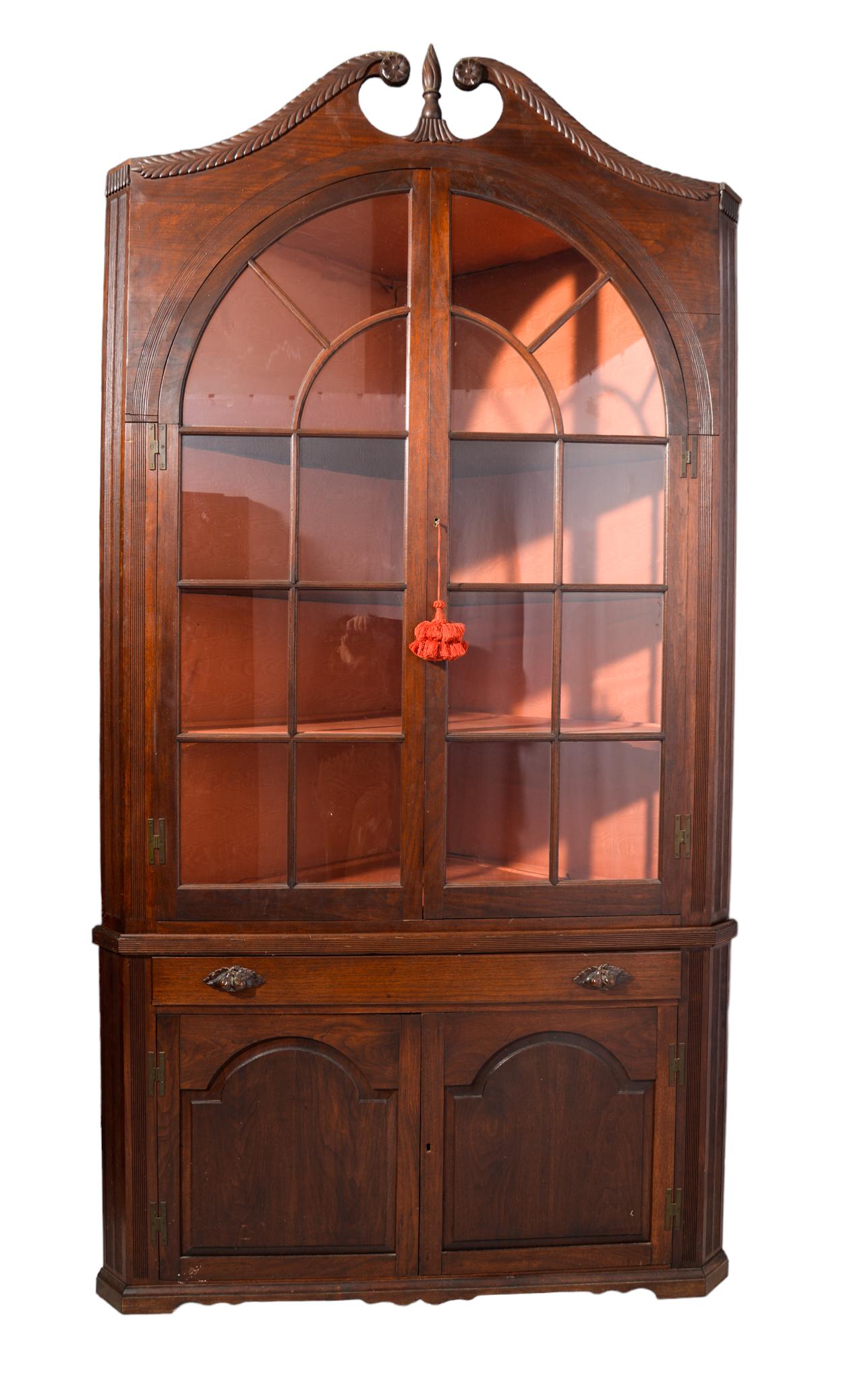 G.F. Riddle North Carolina Corner Cabinet (1 of 6)