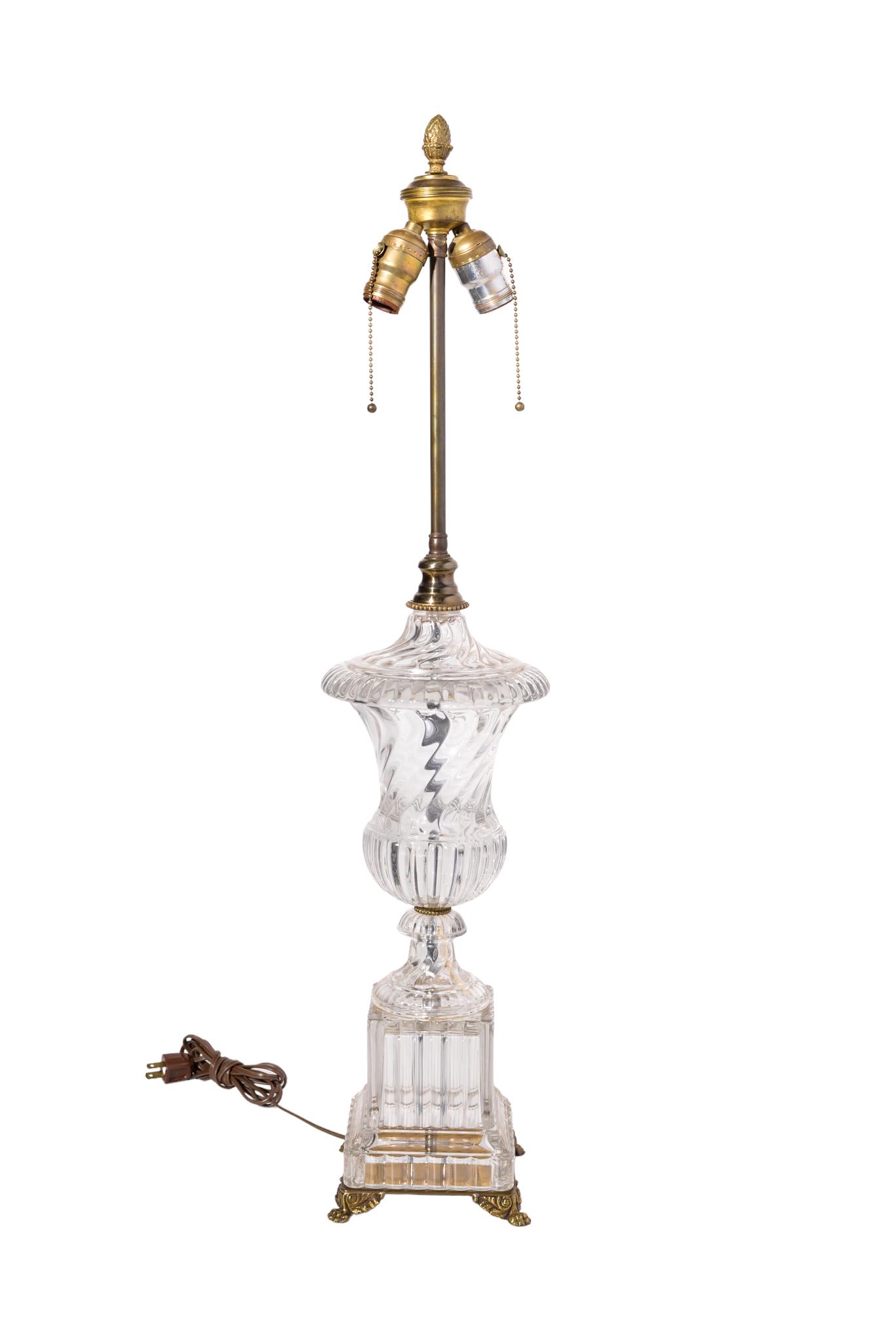 Baccarat (Attribution) French Crystal Table Lamp (1 of 4)