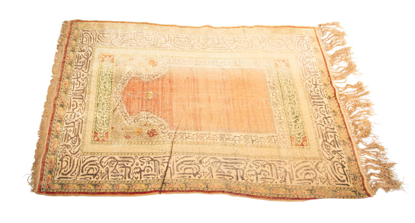 Antique Turkish Silk Rug (1 of 3)