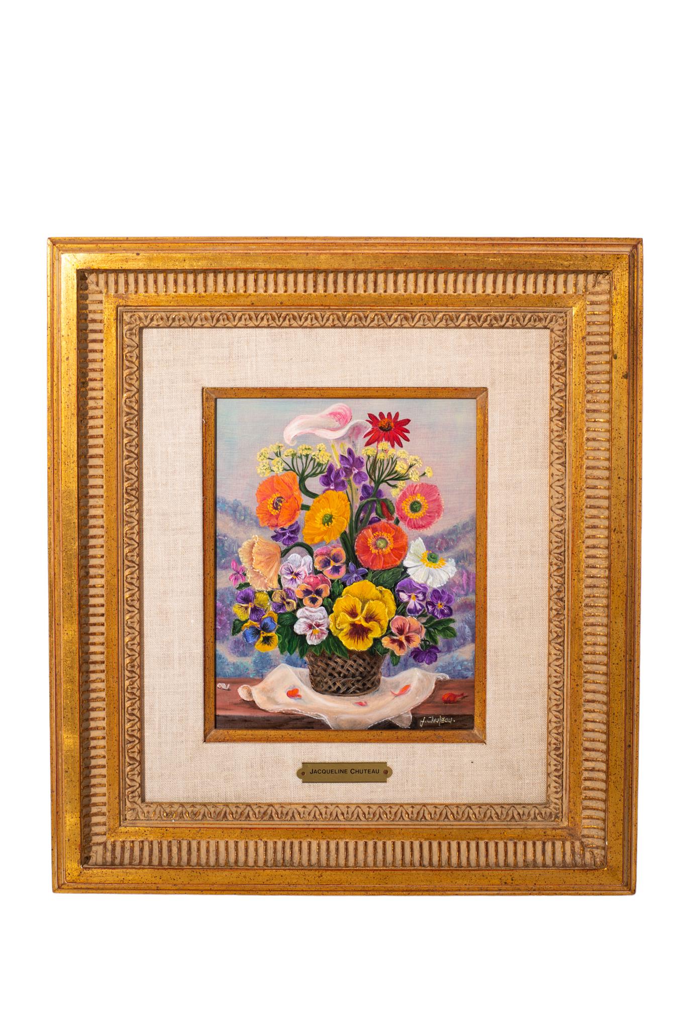 Jacqueline Chuteau (Born 1923) Oil (France) (1 of 4)