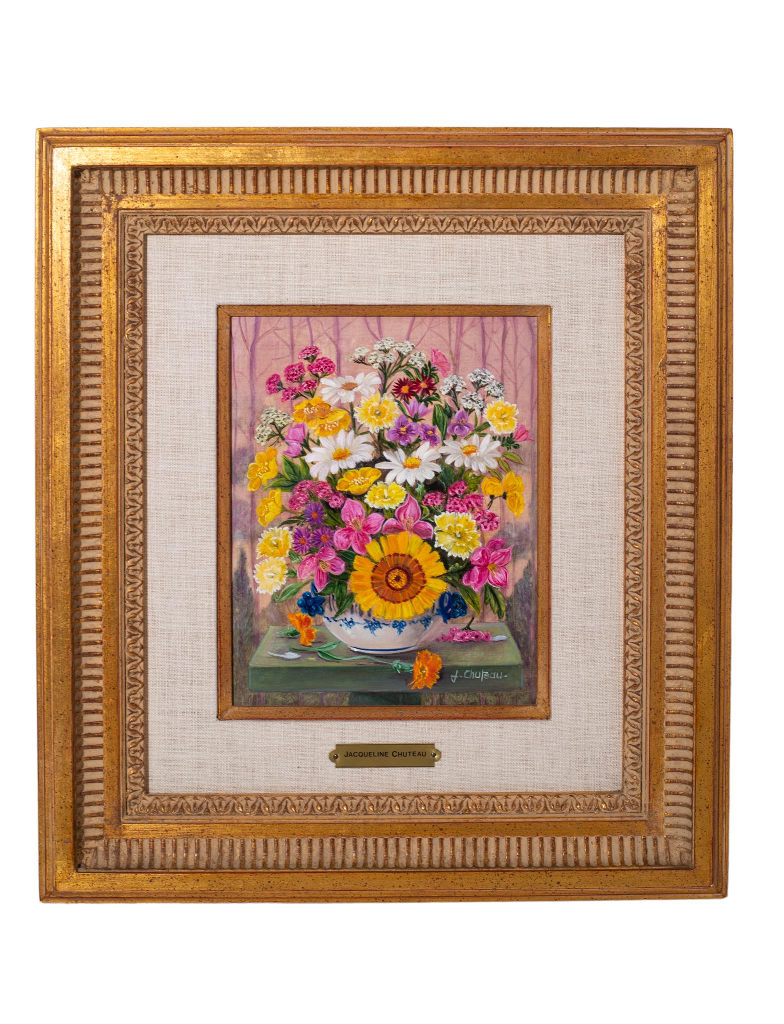 Jacqueline Chuteau (Born 1923) Oil (France) (1 of 4)