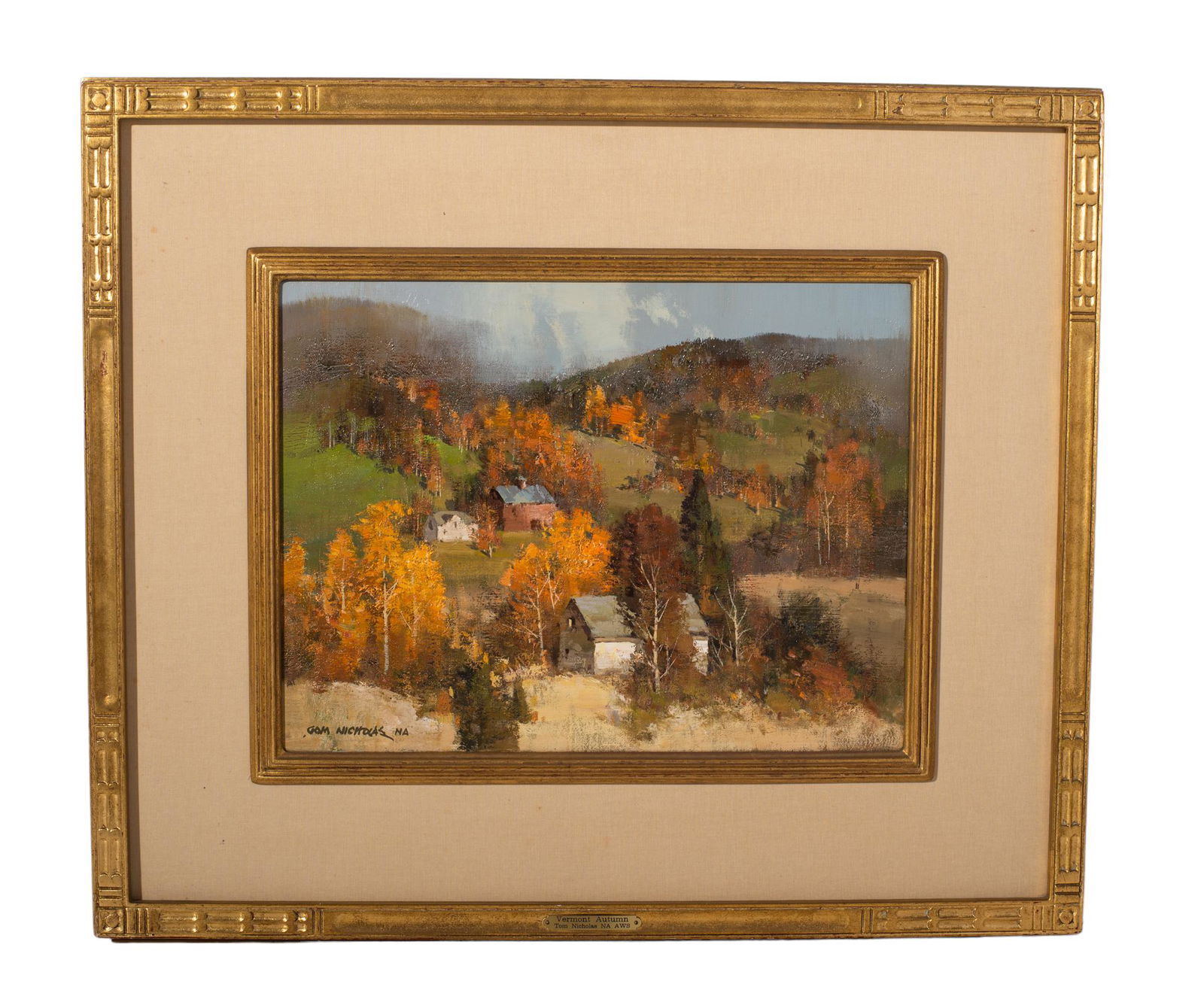 Tom Nicholas (Born 1934) Oil (MA, Corp) (1 of 5)