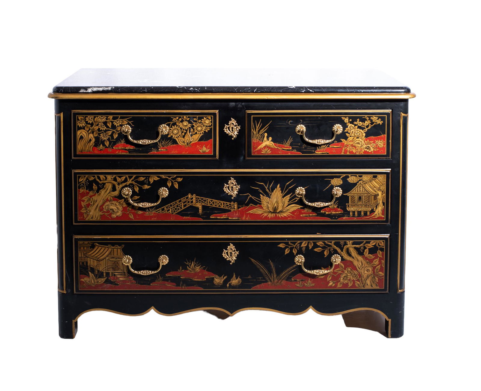 Kindel Custom Chinoiserie Chest (1 of 11)