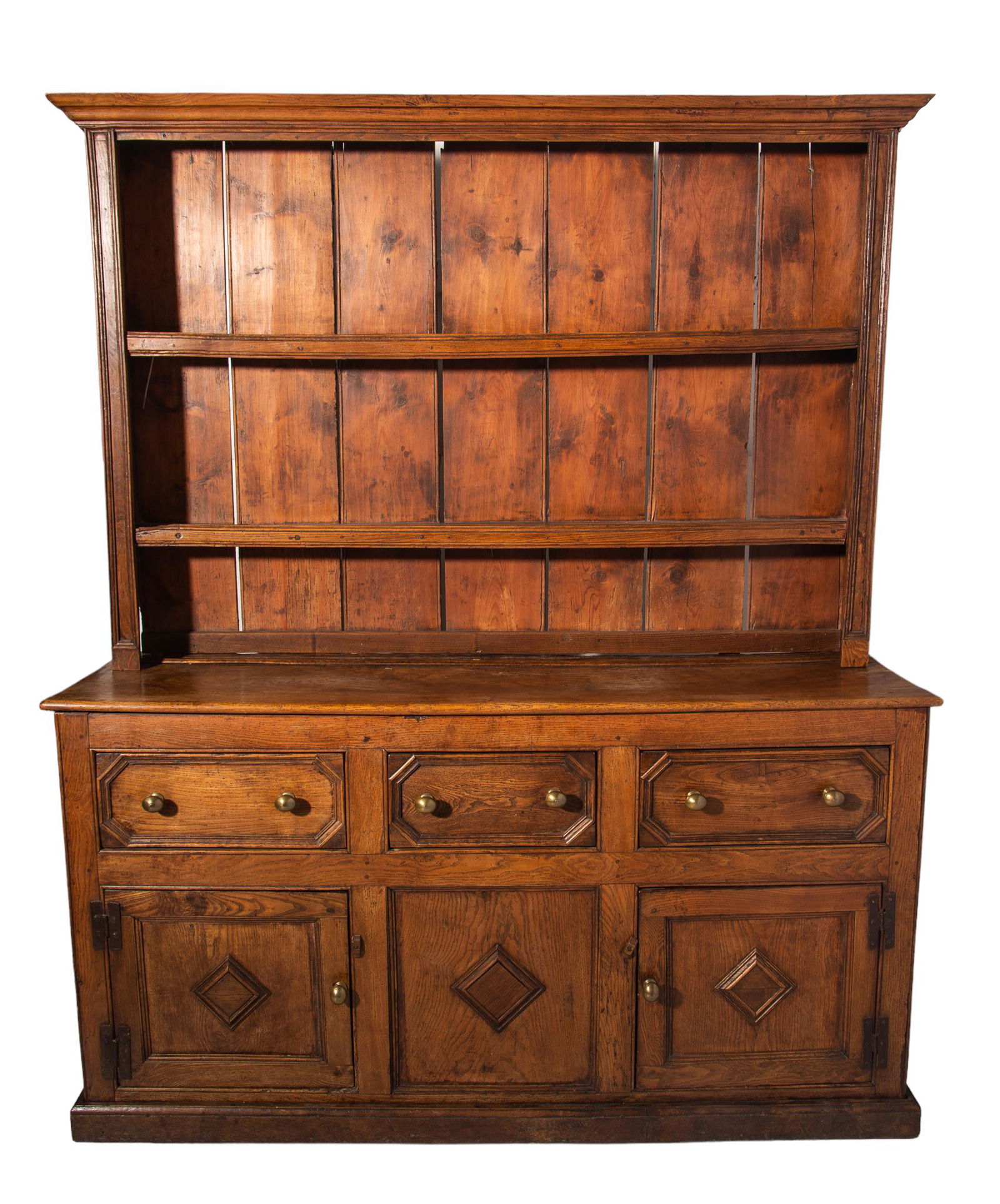 18th Century William and Mary Style Pewter Cupboard (1 of 7)