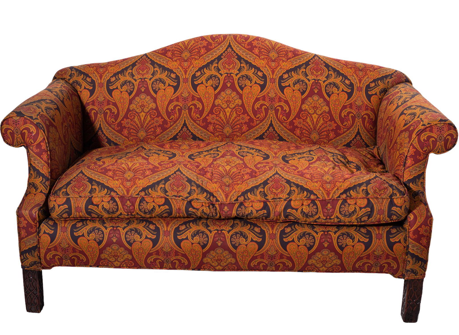 19th Century Chinese Chippendale Settee (1 of 7)