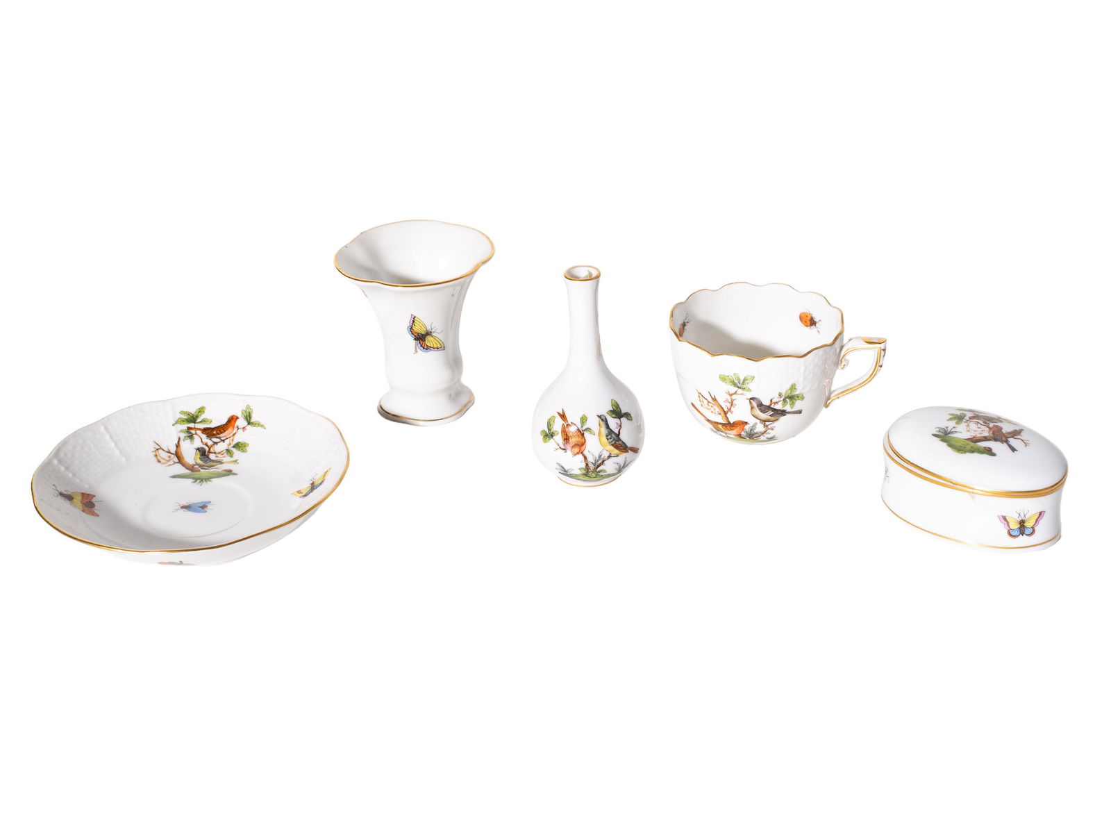 Assembled Herend "Rothschild" Porcelain Grouping (1 of 5)