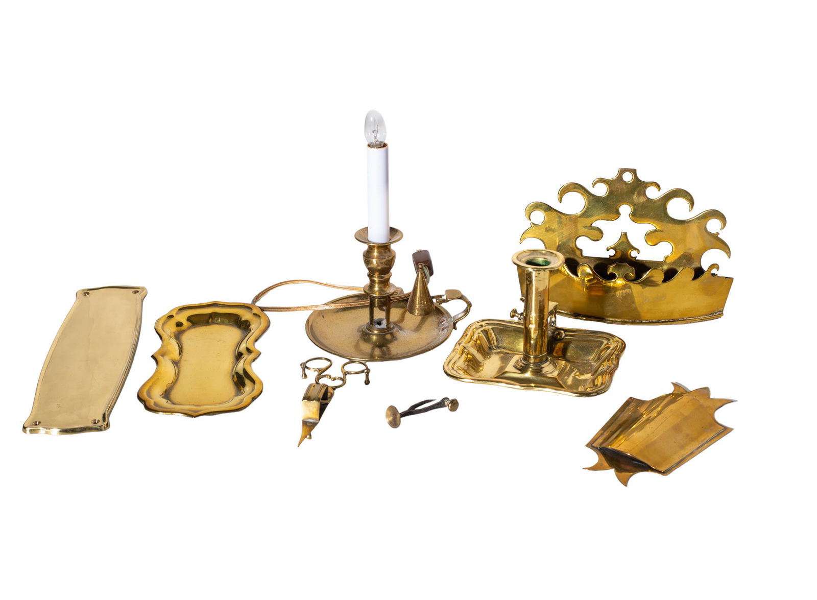 Assembled Antique English Brass Objects (1 of 7)