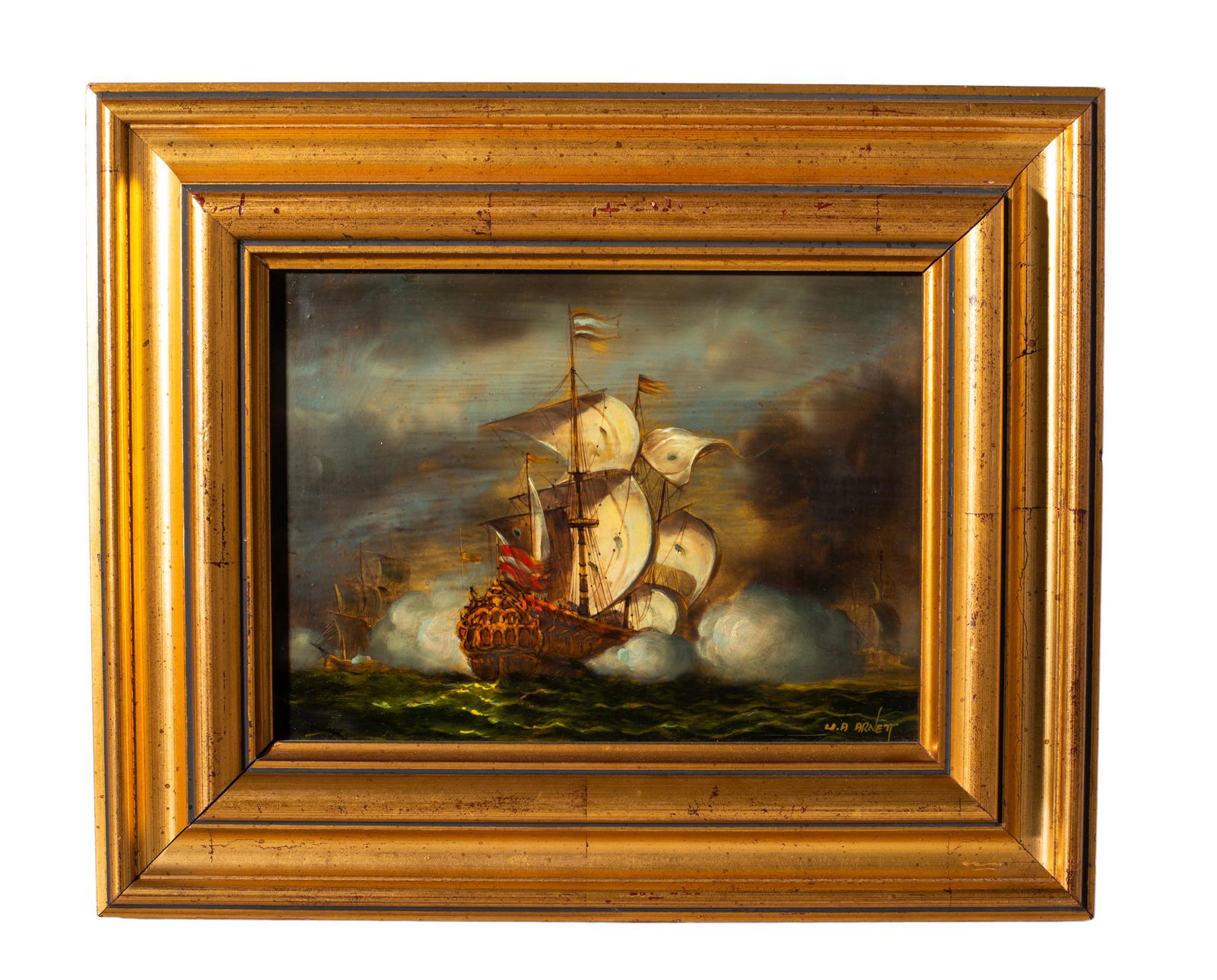 W.A. Armett (20th Century) Oil (1 of 3)