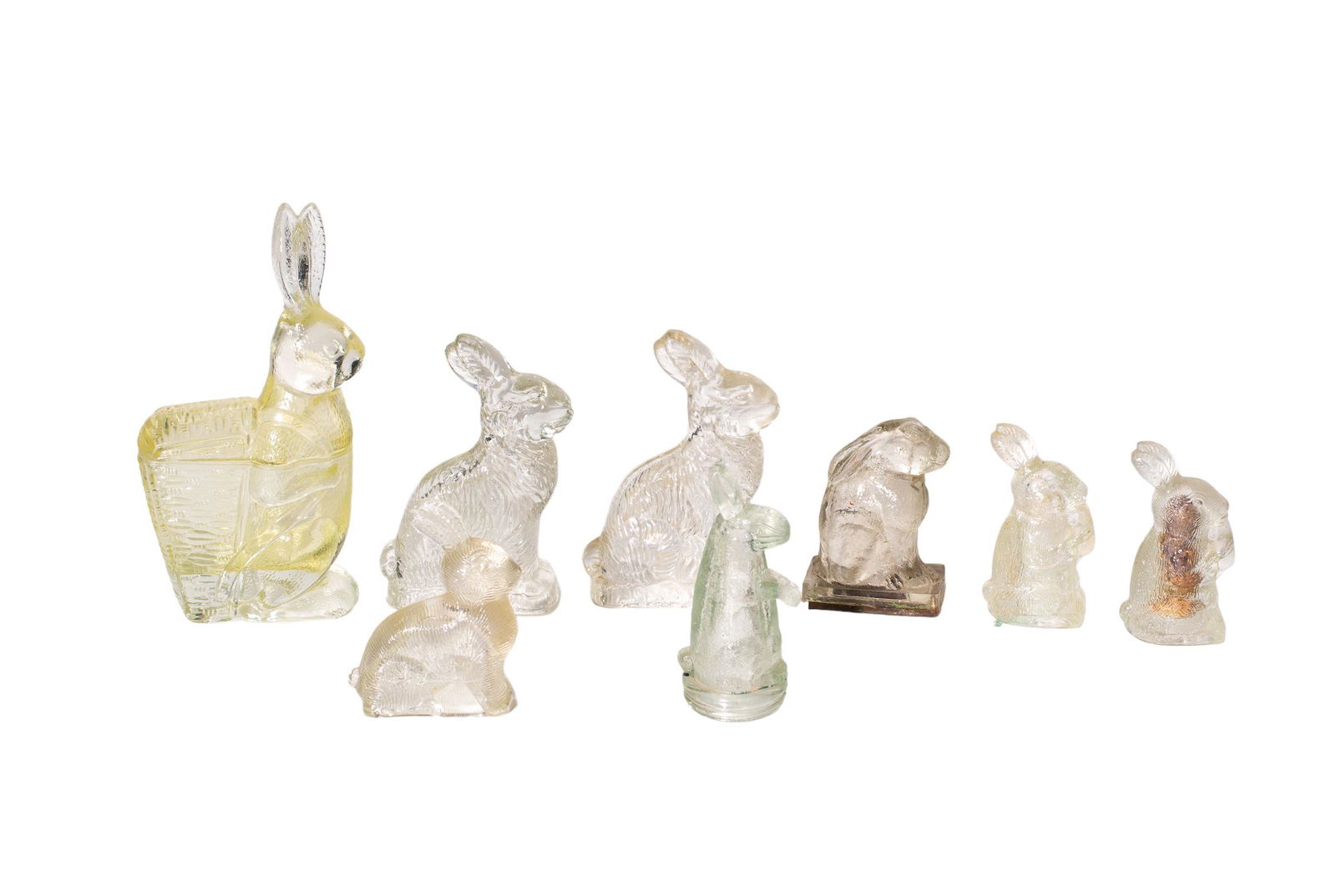 Victorian Glass Chocolate Bunny Molds and Box (1 of 4)